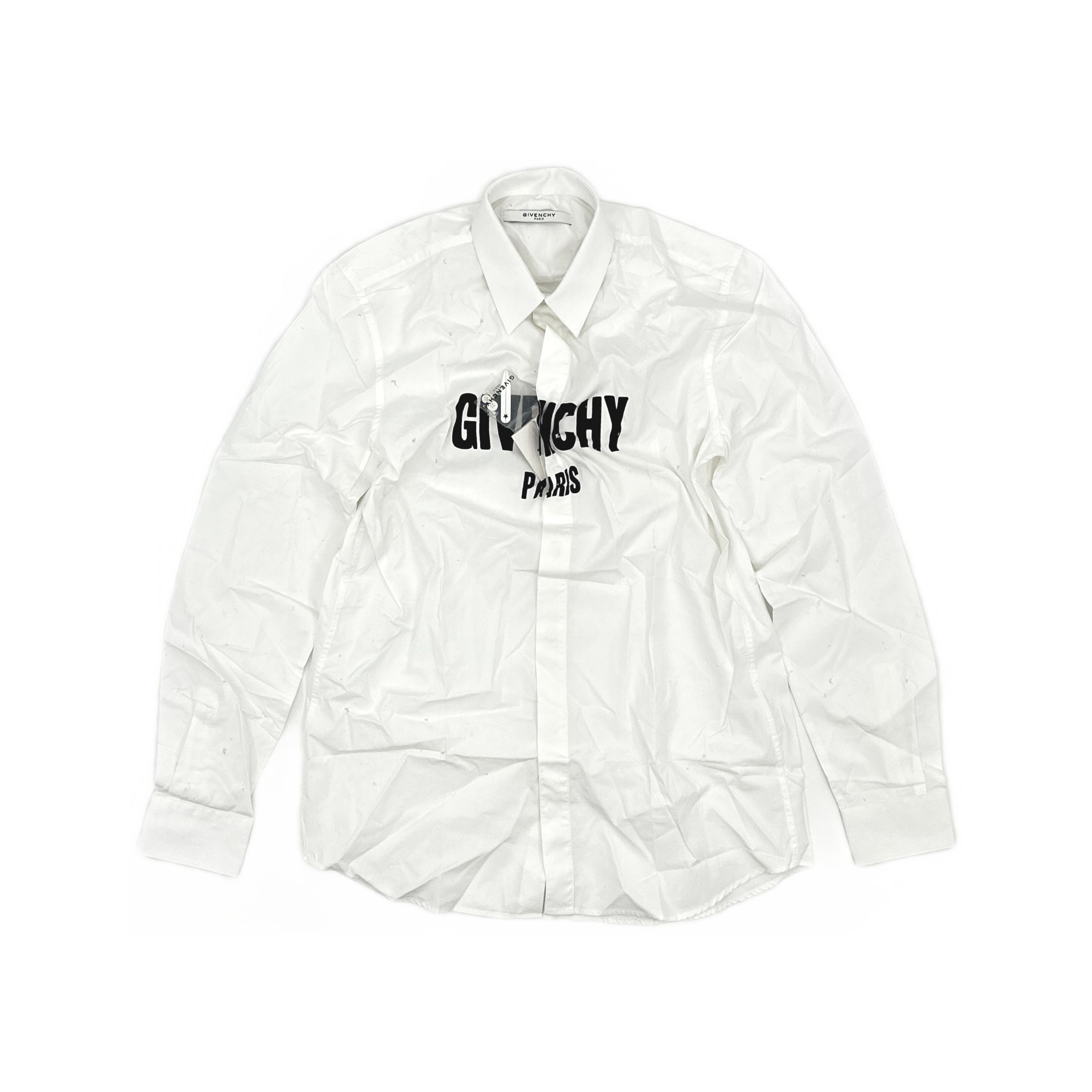 Givenchy Givenchy Logo Print Shirt Size M Size US M / EU 48-50 / 2 - 1 Thumbnail