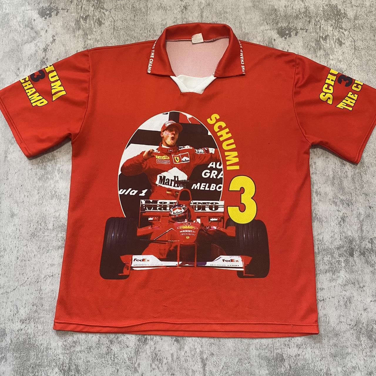 Ferrari Michael Schumacher Ferrari Polo Shirt Racing Car Size US XL / EU 56 / 4 - 1 Thumbnail
