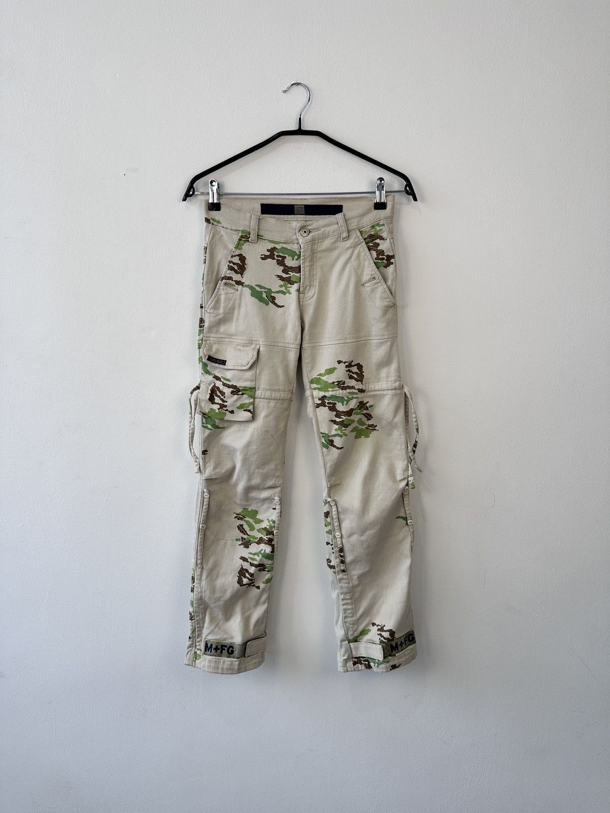 Marithe + Francois Girbaud Vtg Marithe Francois Girbaud Archive CargoPants Y2K Techwear Size 26" / US 2 / IT 38 - 1 Thumbnail