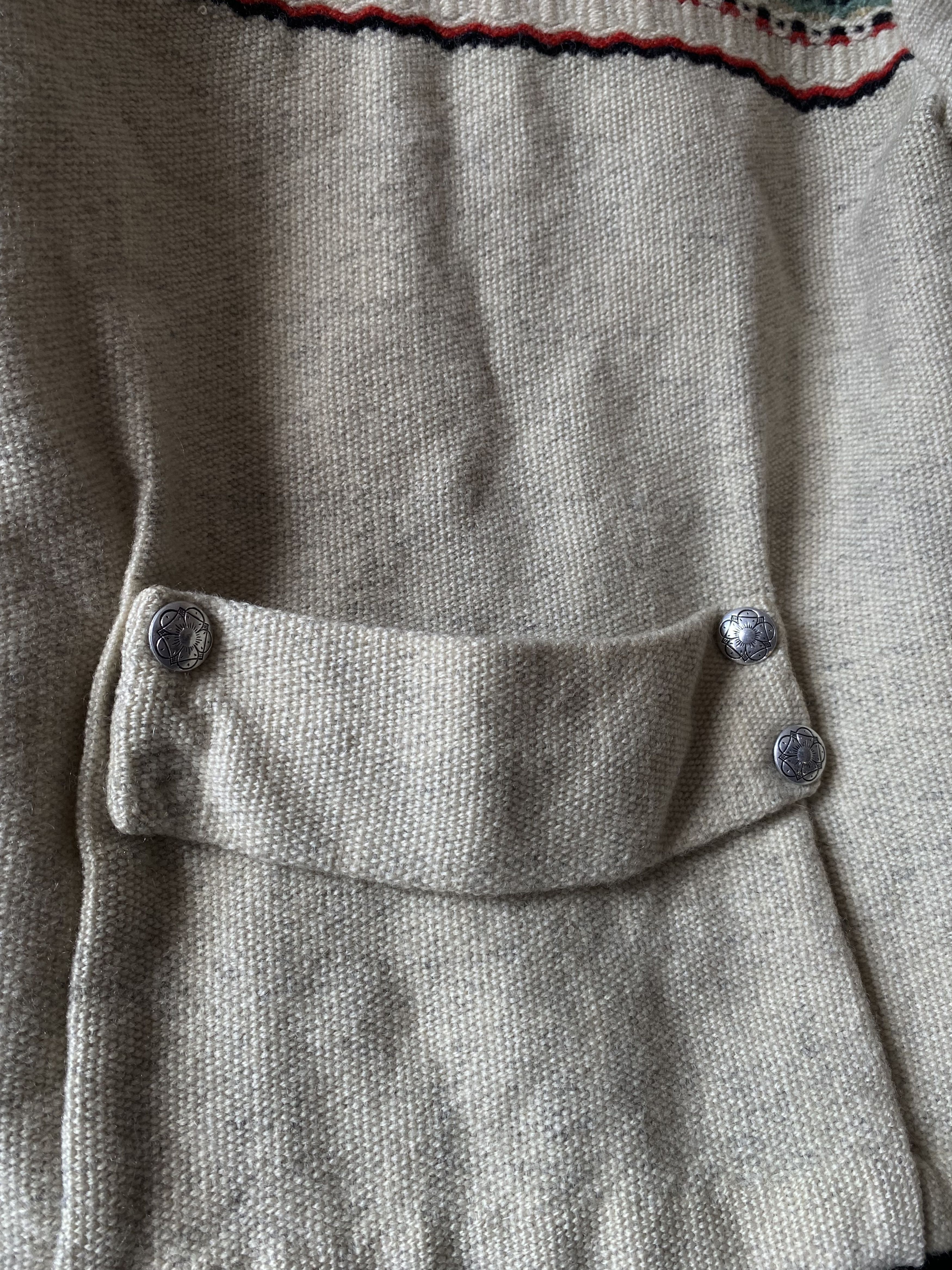 Vintage Hand Woven Made in Norway Wool Sweater Kongsberg Knit Size US S / EU 44-46 / 1 - 6 Thumbnail