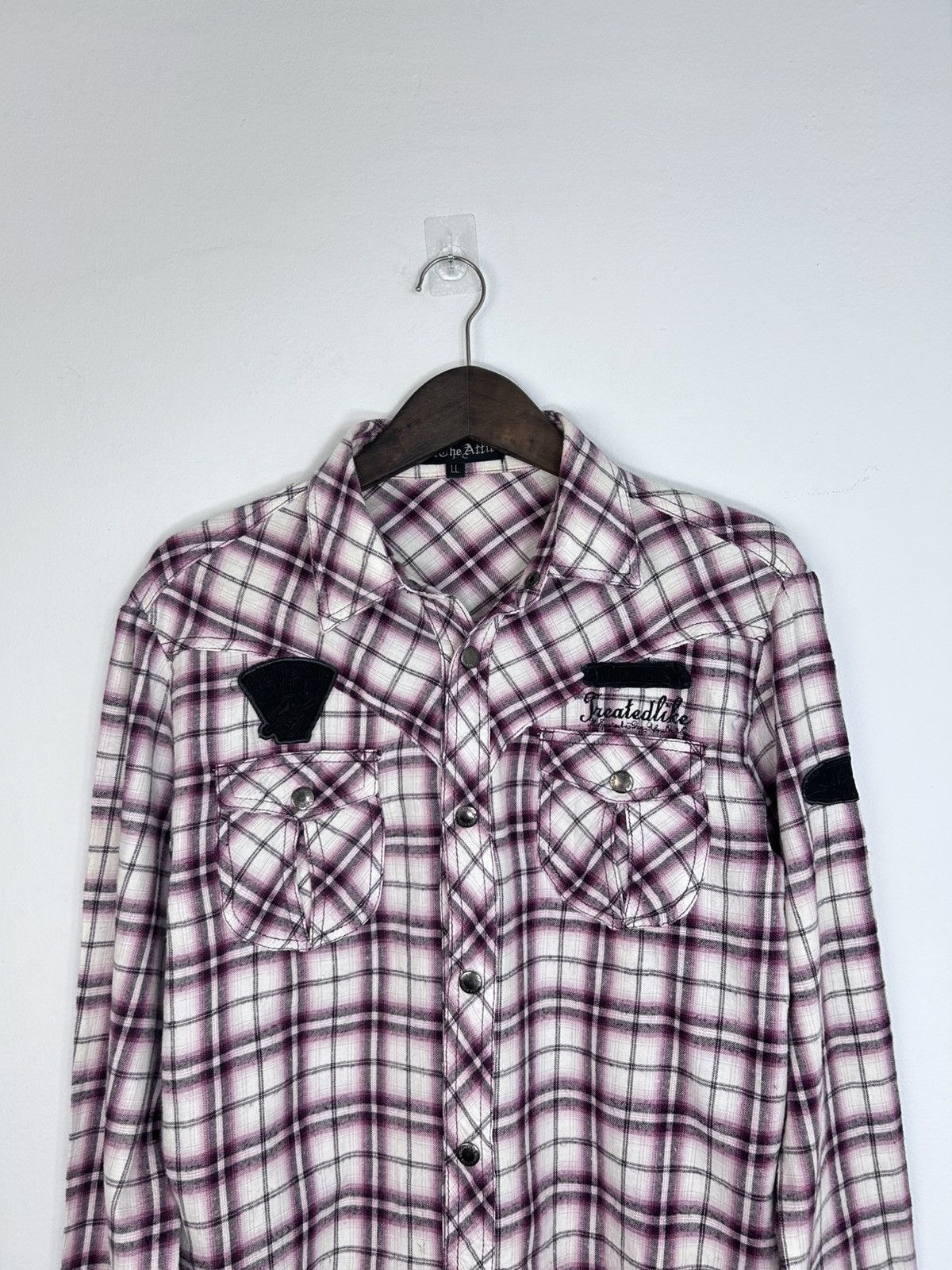 In The Attic Vintage Rare In The Attic Plaid Button Up Shirt Size US L / EU 52-54 / 3 - 2 Thumbnail