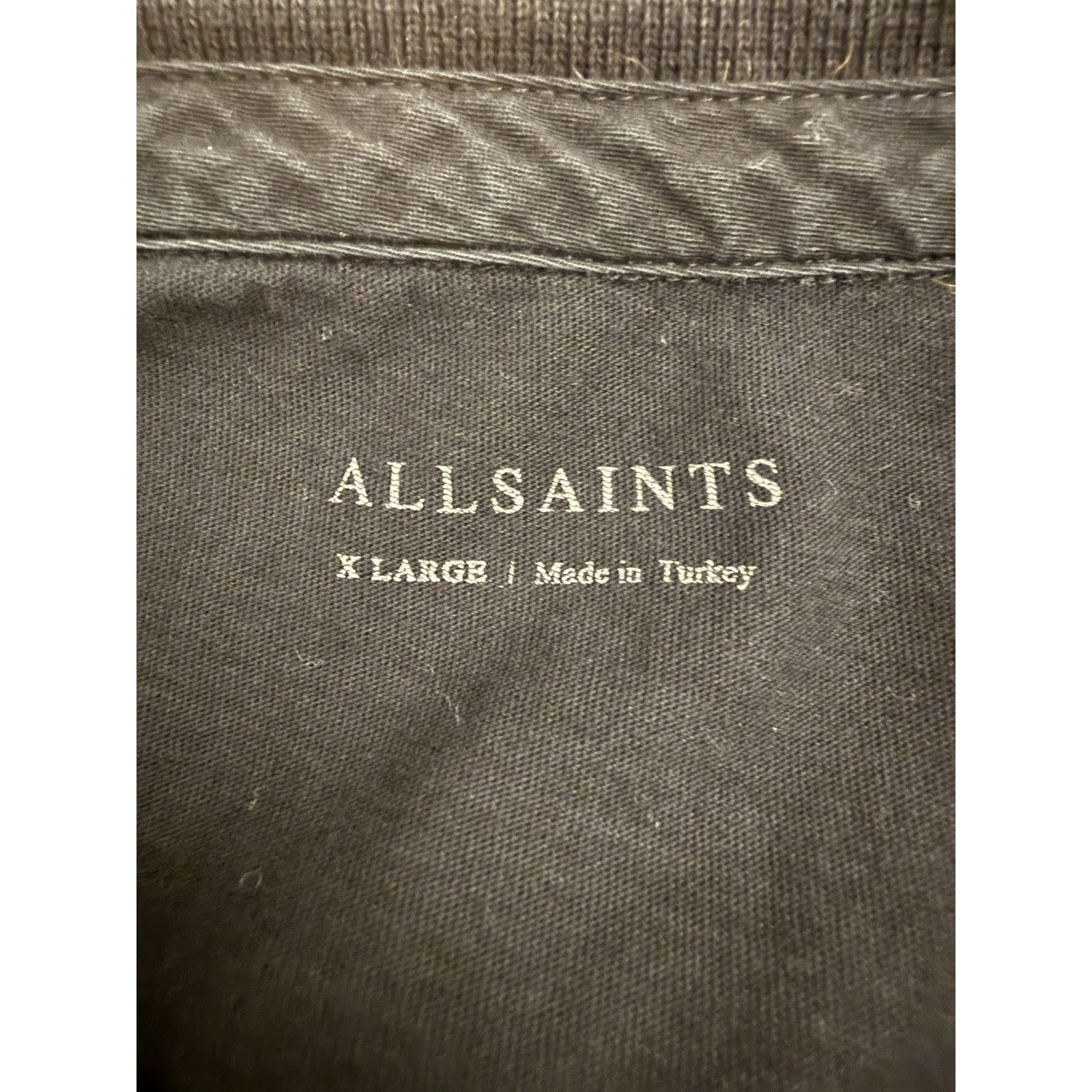 Allsaints ALLSAINTS Black Polo Short Sleeve Size US XL / EU 56 / 4 - 5 Thumbnail