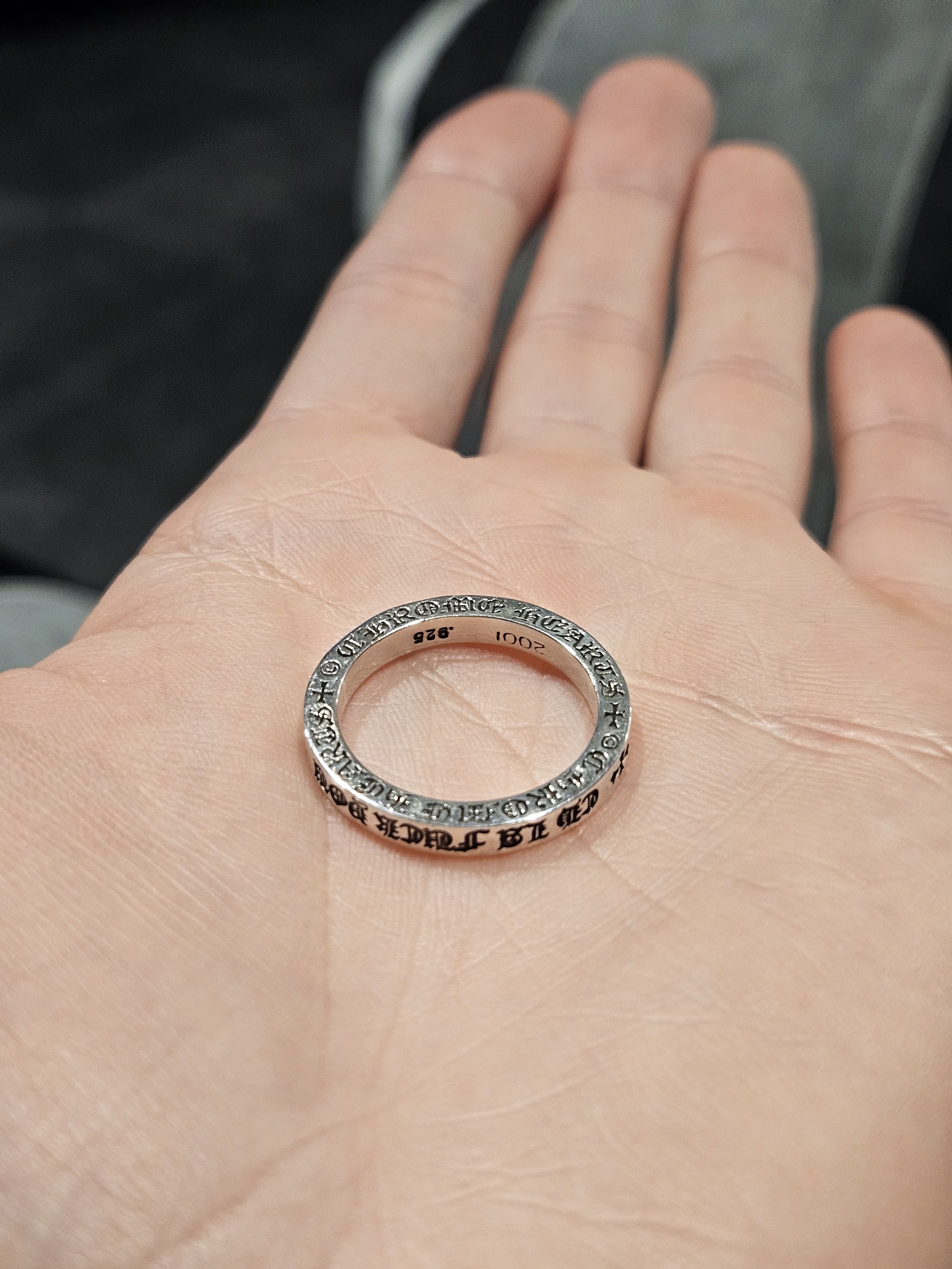 Chrome Hearts Chrome Hearts Fuck You 3MM 2001. 925 Silver Spacer Size ONE SIZE - 1 Thumbnail