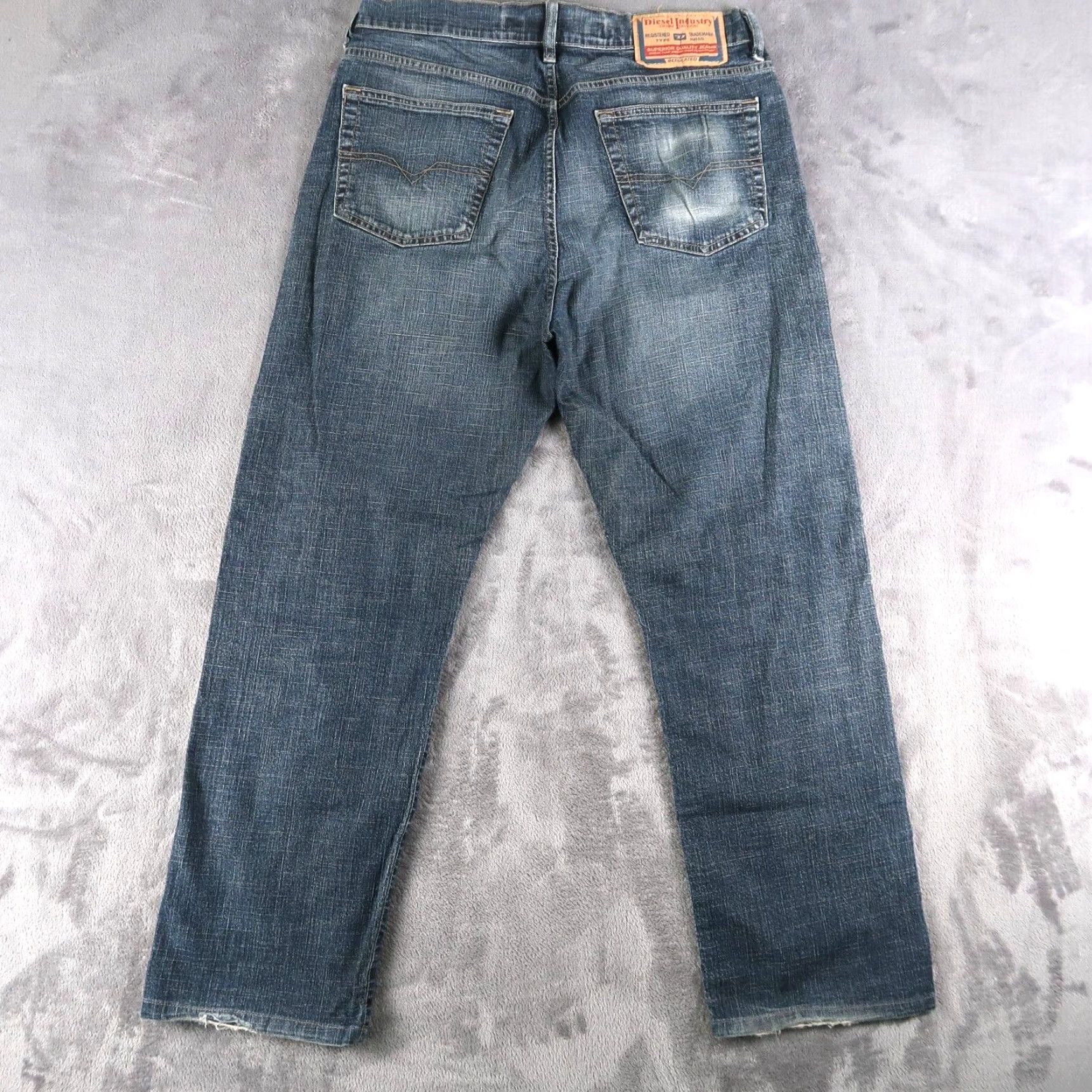 Diesel VINTAGE Diesel Kulter 2000s Jeans Men's Size 31 Blue Straight Low Rise Denim 90s Designer Size US 31 - 2 Thumbnail