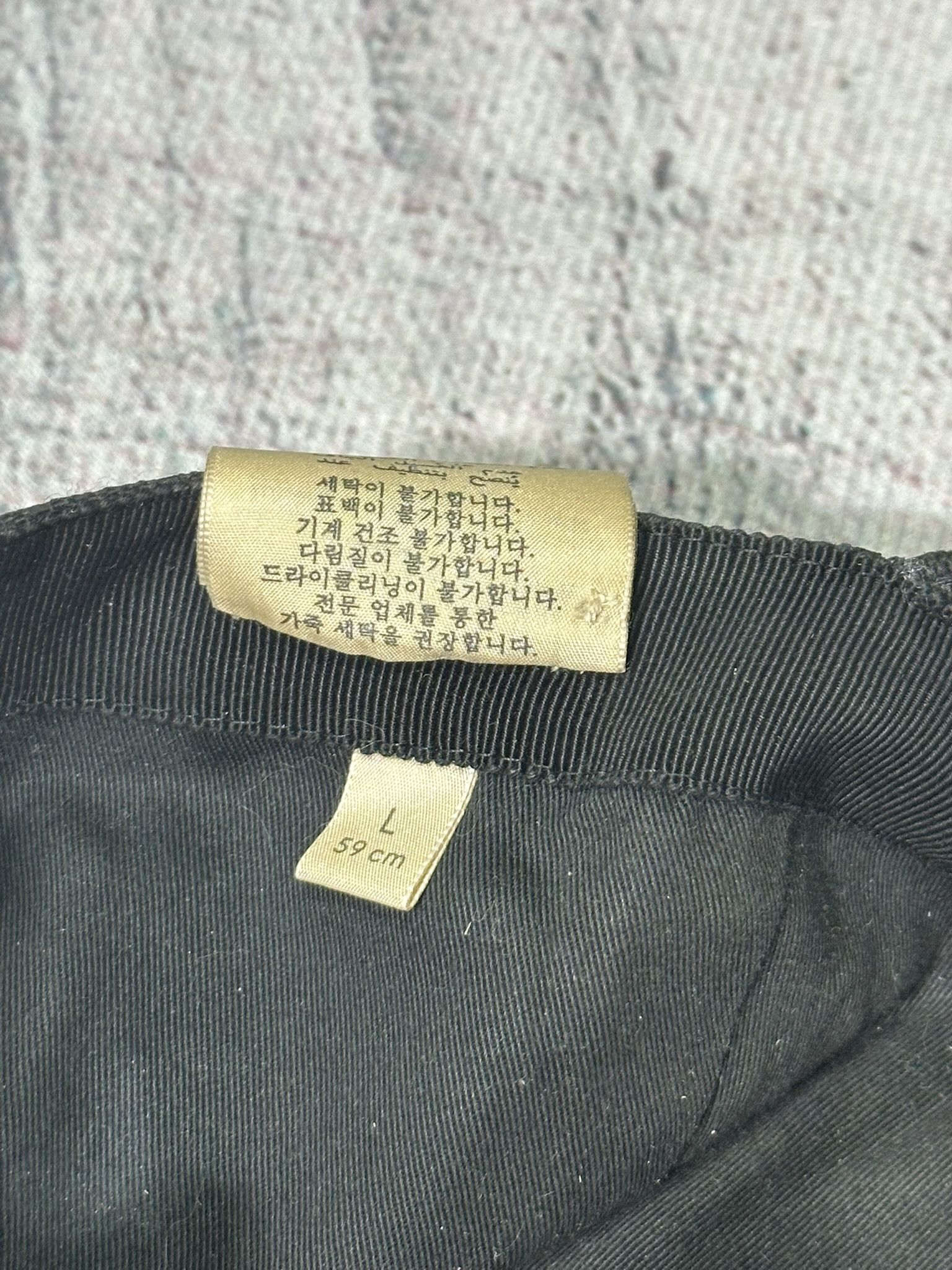 Gucci Gucci Hat GG Monogram Leather Patch Logo Black Size ONE SIZE - 15 Thumbnail