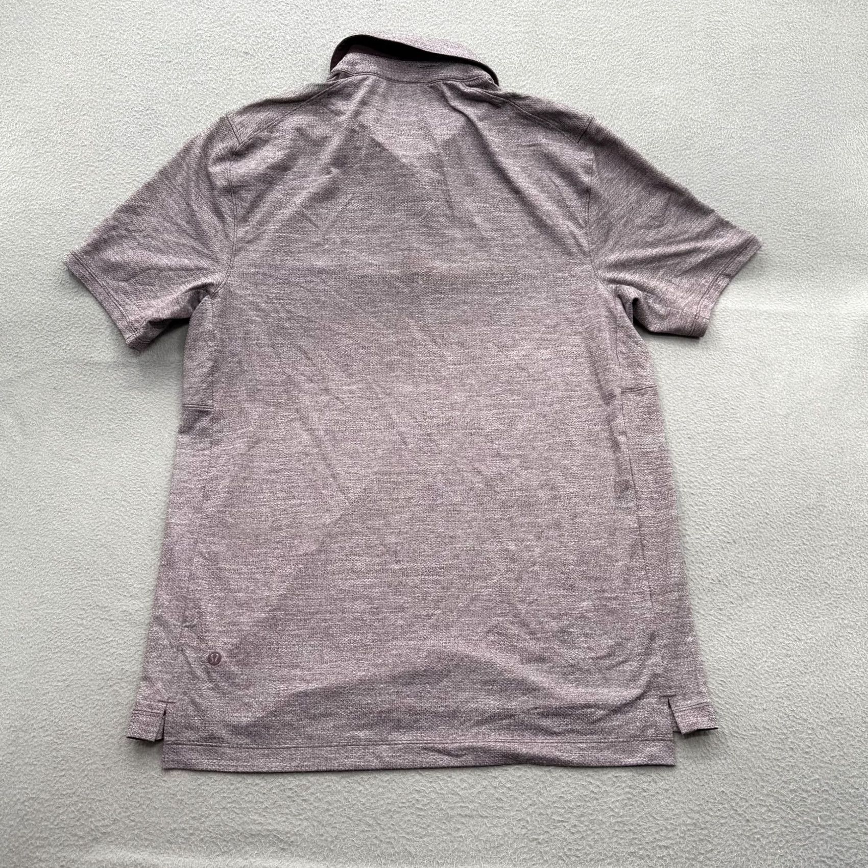 Lululemon Lululemon Polo Shirt Mens Large Purple Heather Golf Athletic Performance Casual Shirt Size US L / EU 52-54 / 3 - 2 Thumbnail