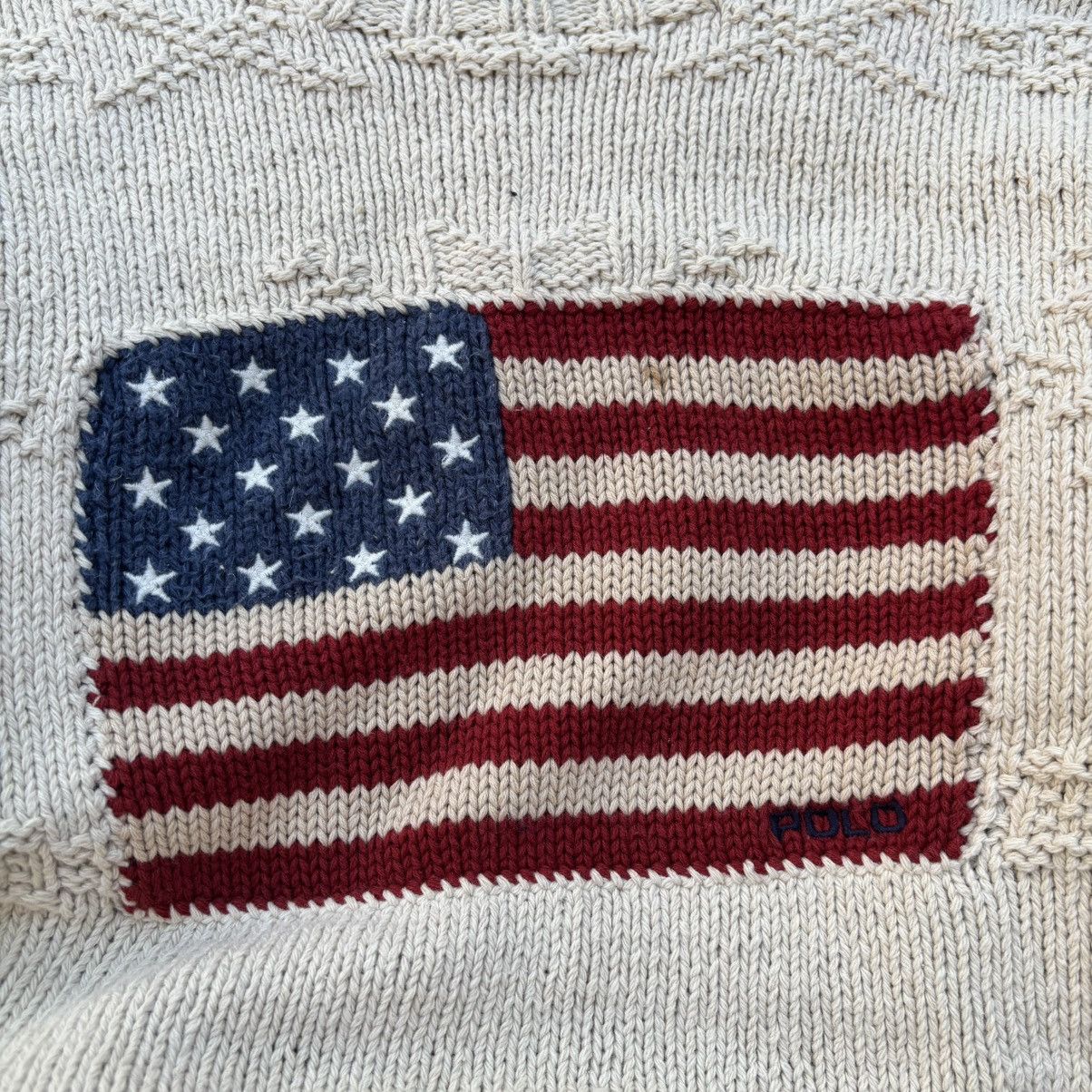 Polo Ralph Lauren Vintage 90s Polo Ralph Lauren Flag Knitwear Sweater Size US S / EU 44-46 / 1 - 6 Thumbnail