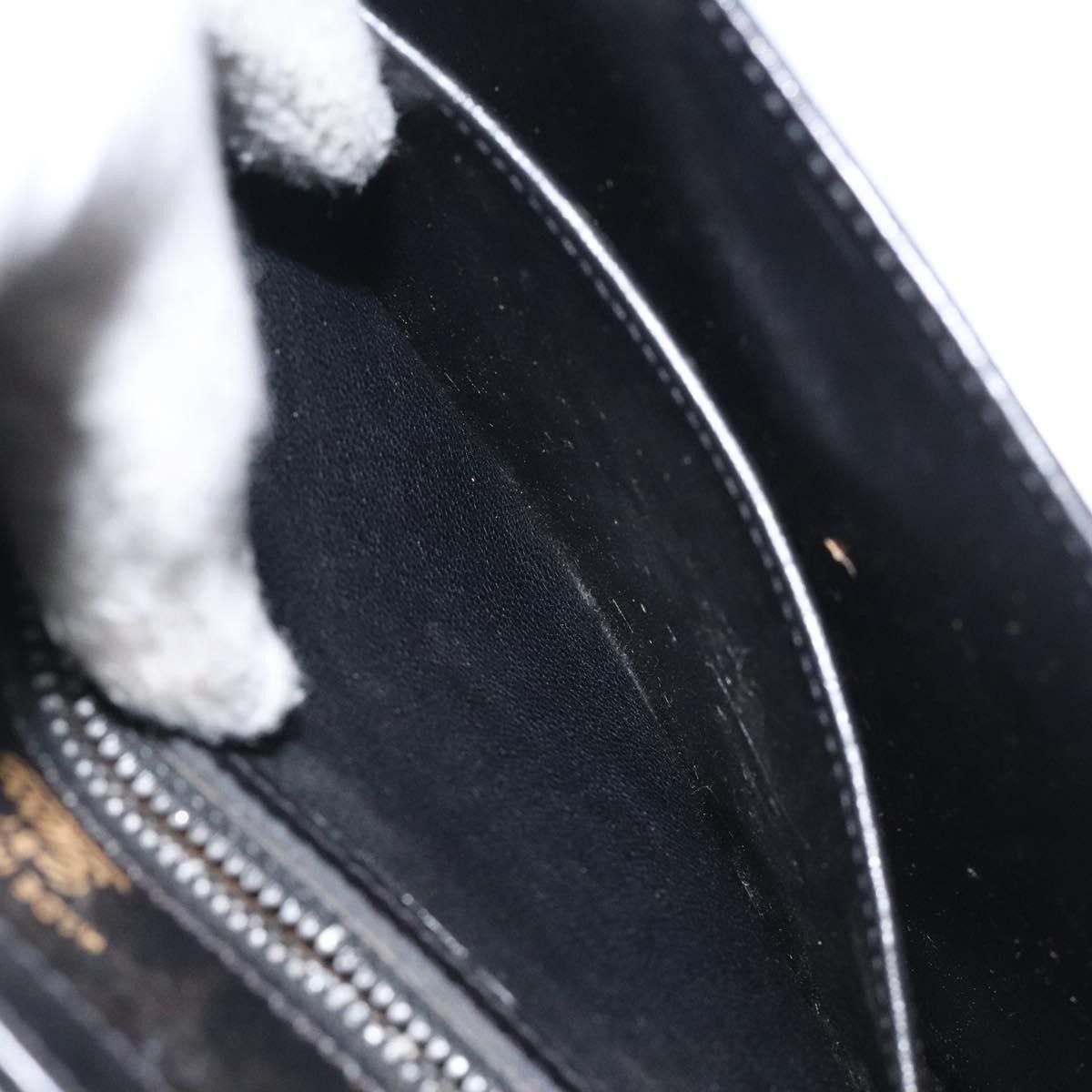 Gucci GUCCI Chain Shoulder Bag Leather Black Gold Size ONE SIZE - 21 Thumbnail