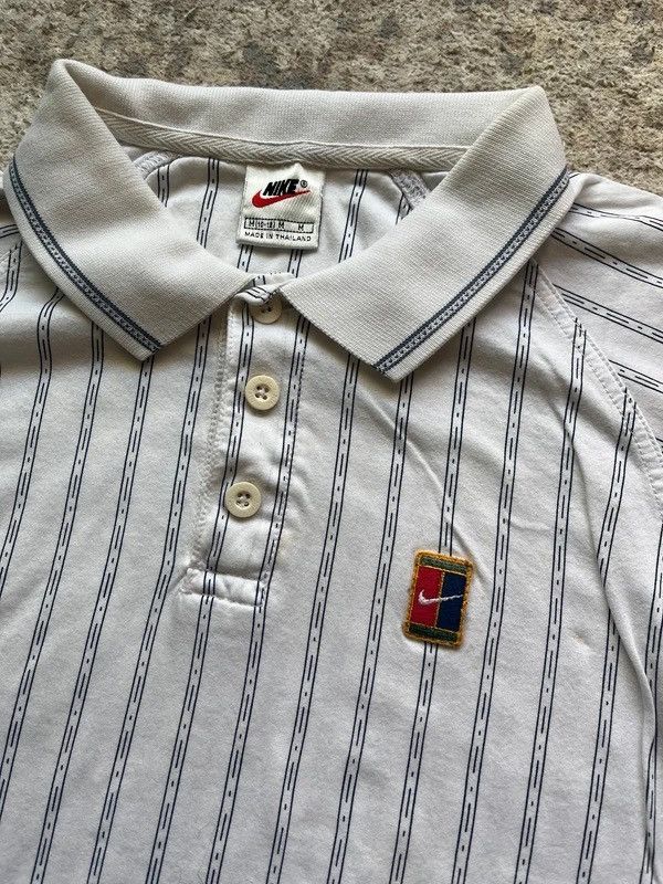 Nike Nike Tennis Court Polo Shirt Sz M Made in Thailand Size M / US 6-8 / IT 42-44 - 10 Thumbnail