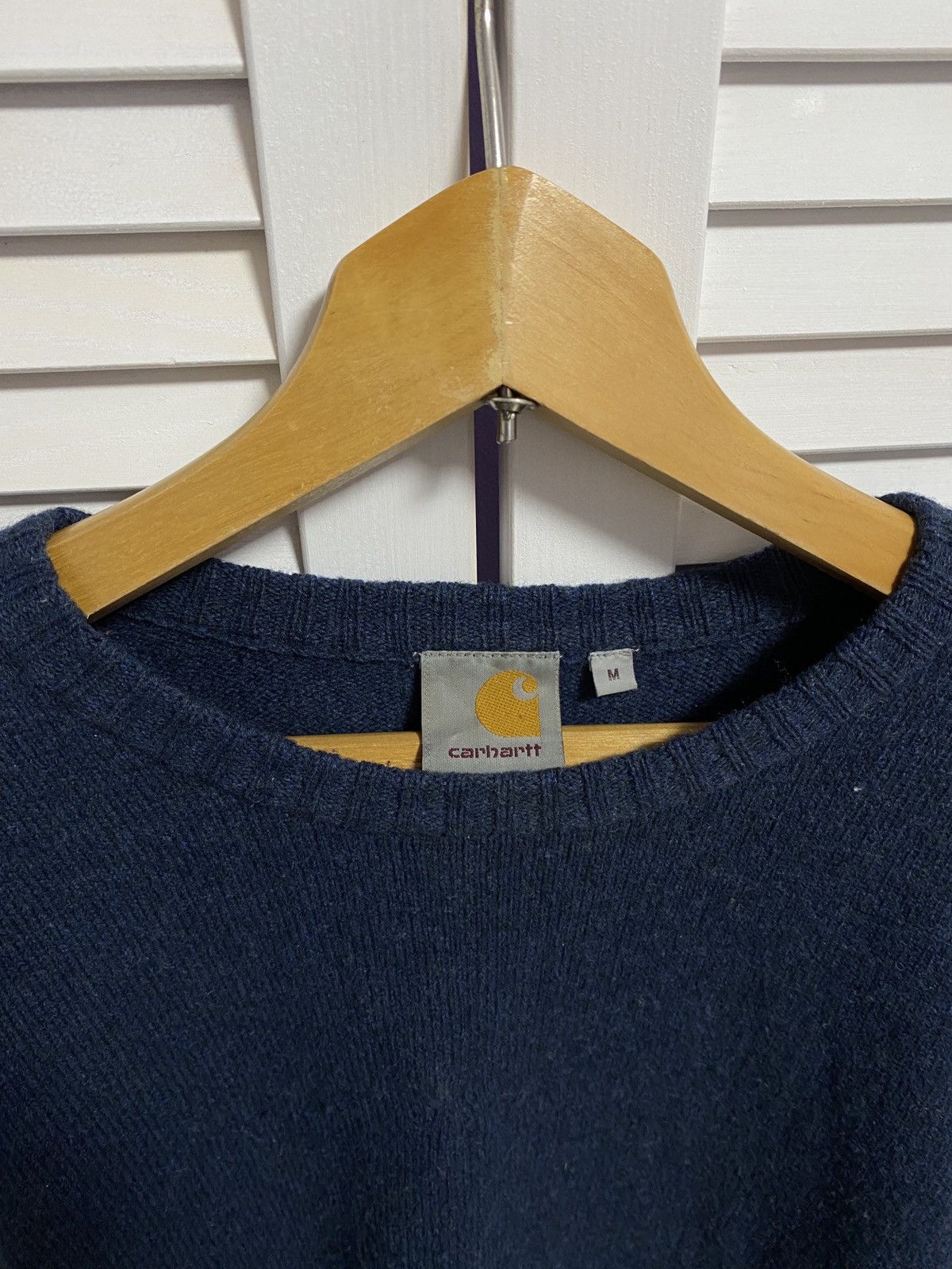 Carhartt × Vintage 🚥 Vintage Sweater Carhartt WORKWEAR Knitted sweater Size US M / EU 48-50 / 2 - 5 Thumbnail
