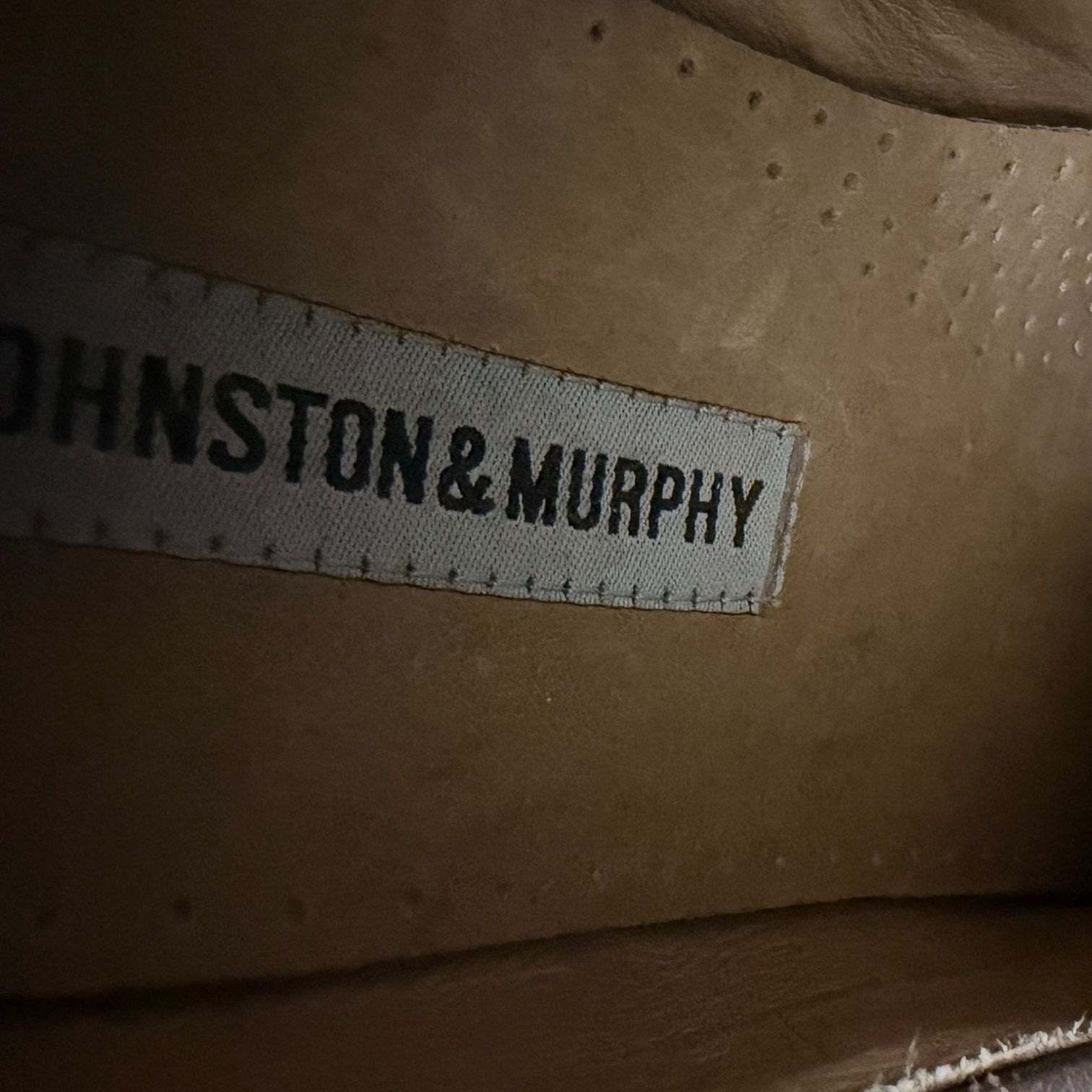 Johnston & Murphy Johnston & Murphy Tyndall Wing Tip Tan Oxford Shoes M 10.5 Size US 10.5 / EU 43-44 - 7 Thumbnail