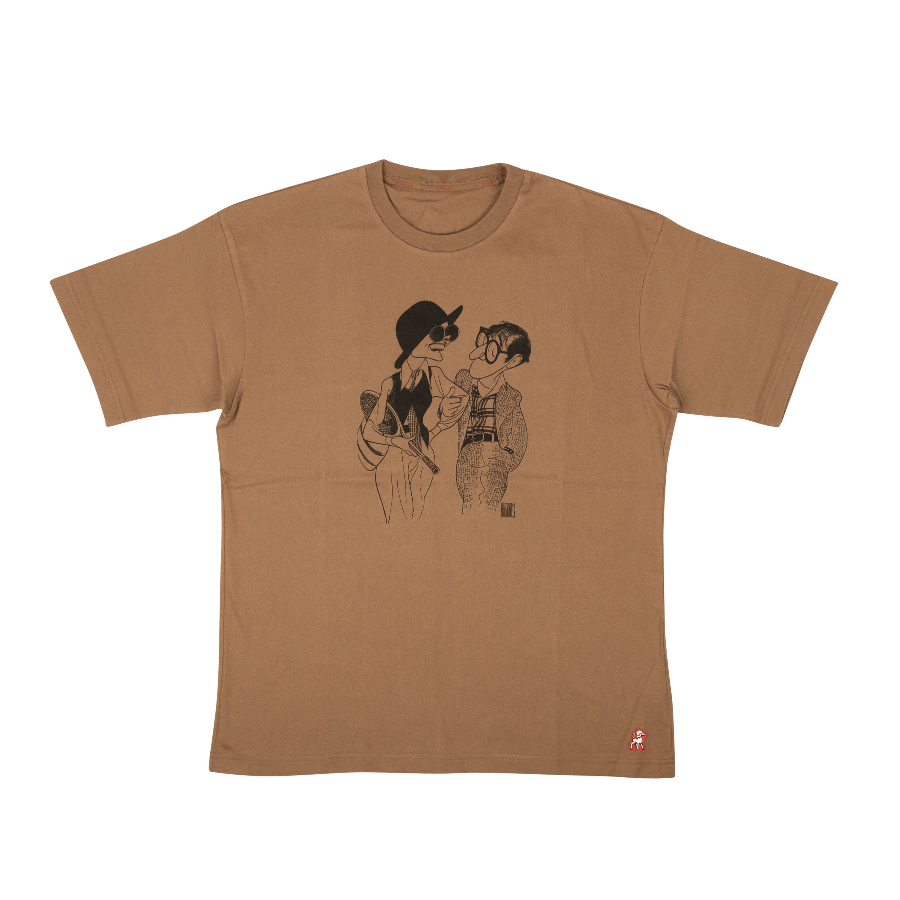 image of X The Sheperd Brown Graphic Print T-Shirt Size 2, Men's