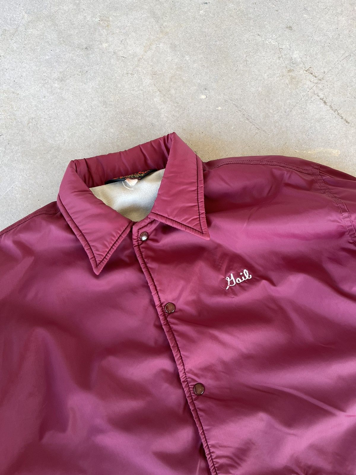 Vintage Vintage 1970’s Hejaz Squares Button Snap Windbreaker Jacket Size US L / EU 52-54 / 3 - 4 Thumbnail