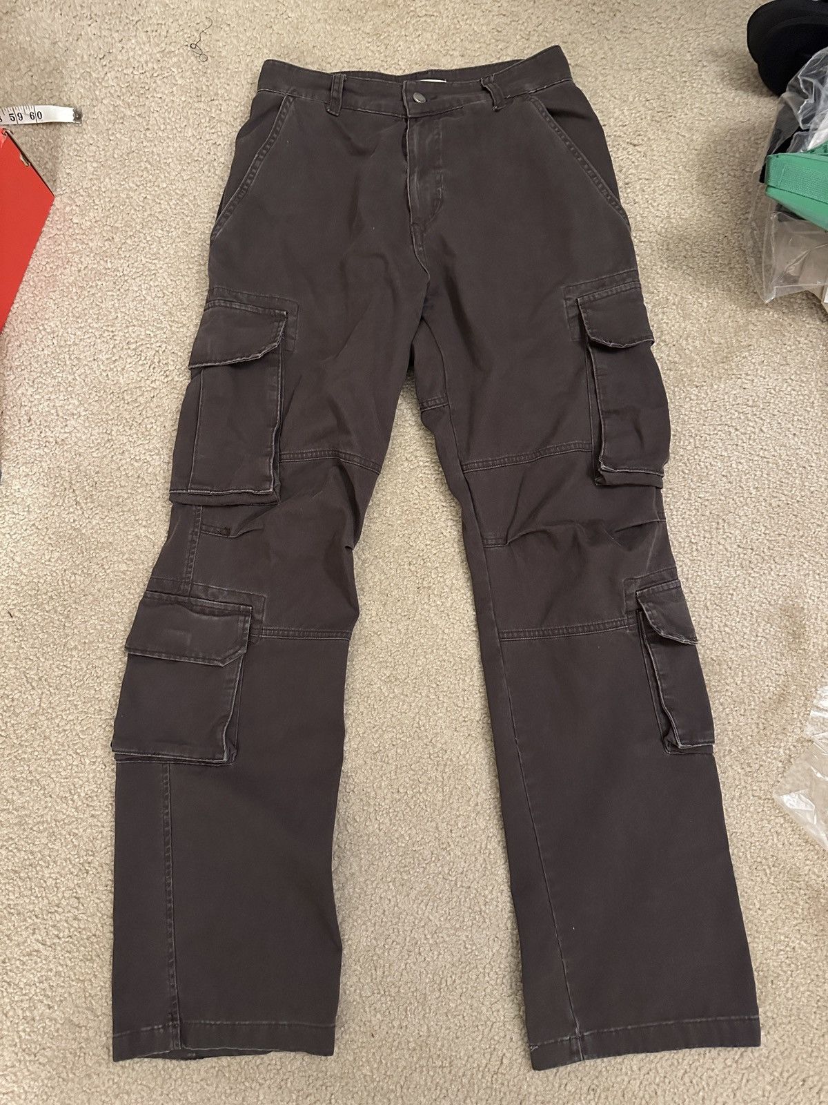 Mintcrew Wide leg utility cargo pants trousers brown size 30 Size US 30 / EU 46 - 4 Thumbnail