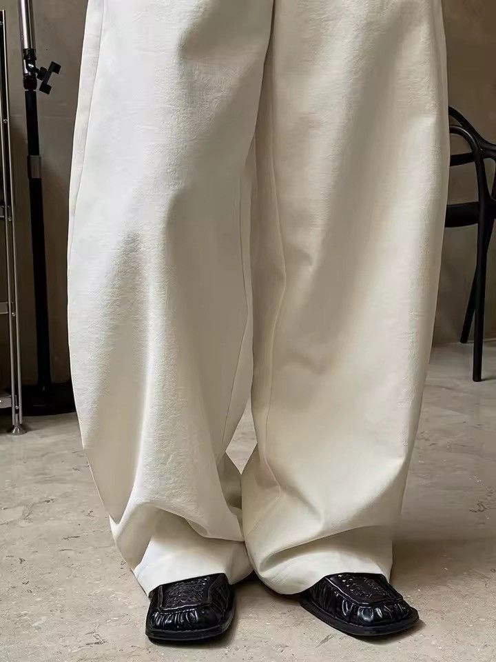 Other Casual Wide Leg Straight Loose Baggy School Pants Size 27" / US 4 / IT 40 - 2 Thumbnail