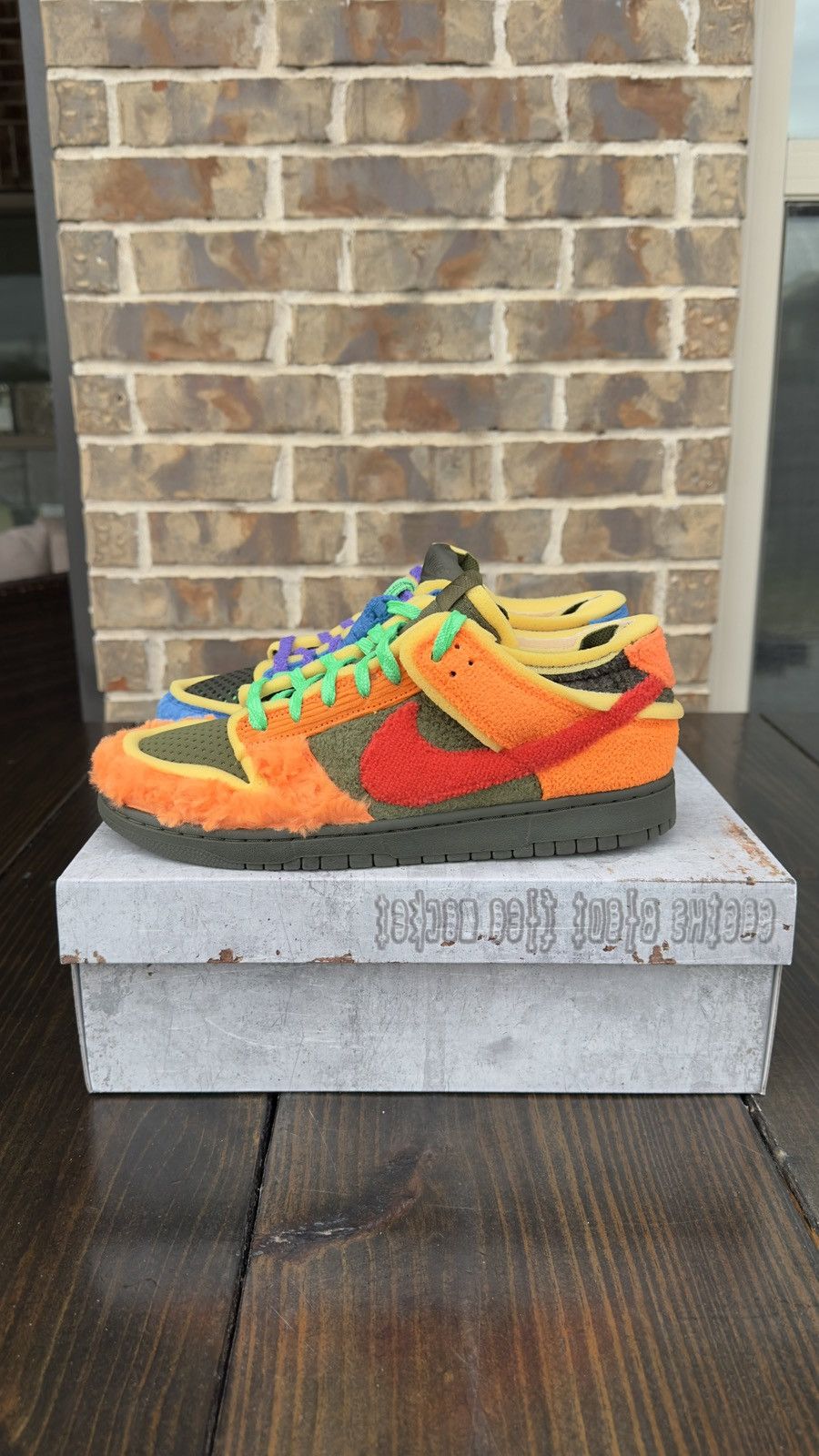 Cactus Plant Flea Market × Nike Nike x CPFM Cactus Plant Flea Market Swamp Sponge Dunk Size US 10 / EU 43 - 5 Thumbnail