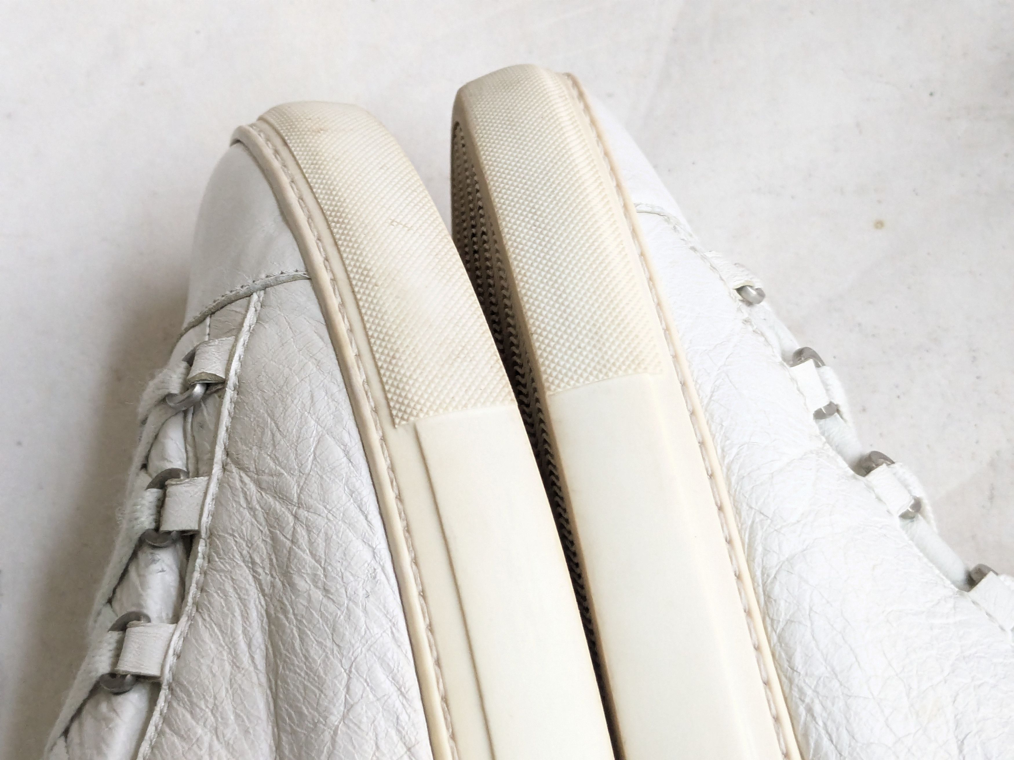Balenciaga Balenciaga Arena White 13 Leather High Tops Size US 13 / EU 46 - 8 Thumbnail