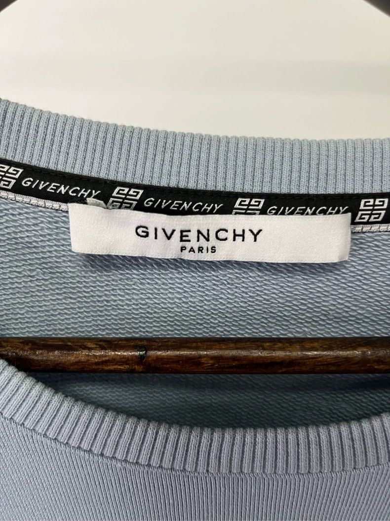 Givenchy Givenchy Hazy Blue Incomplete Logo Hoodie Size US XS / EU 42 / 0 - 3 Thumbnail