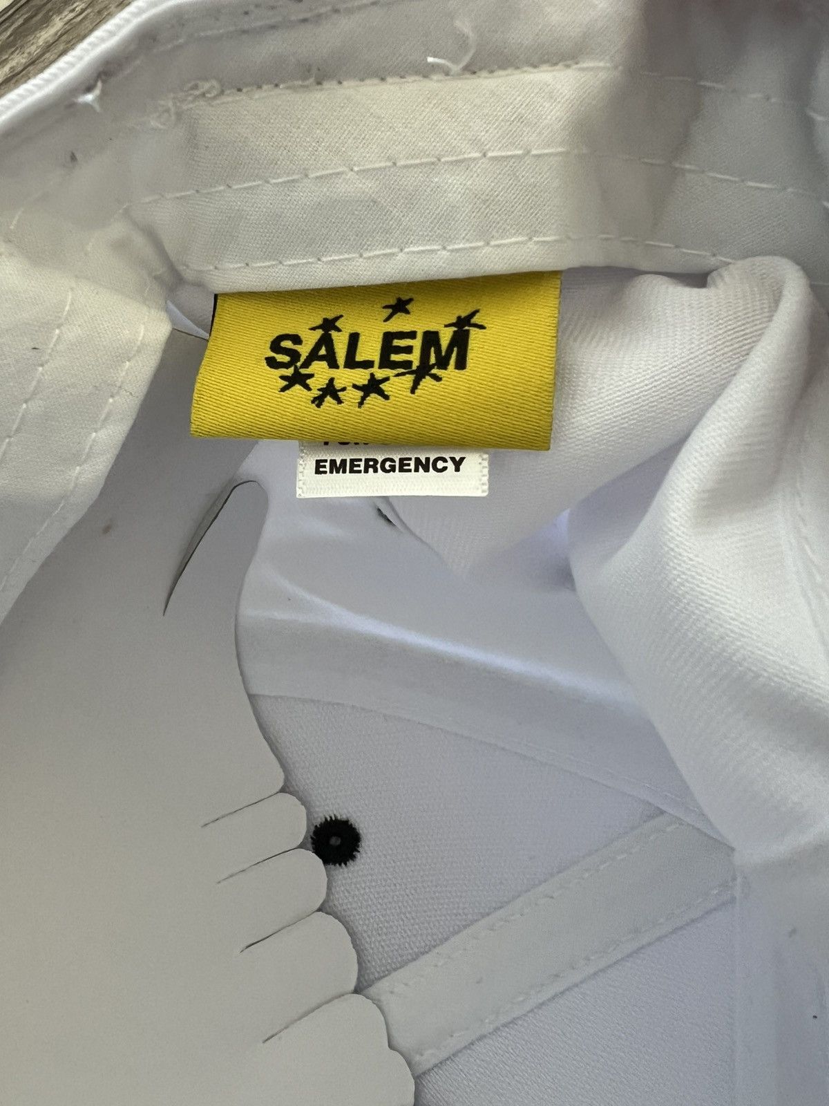 S4LEM Salem Flag Hat Black and White Size ONE SIZE - 3 Thumbnail