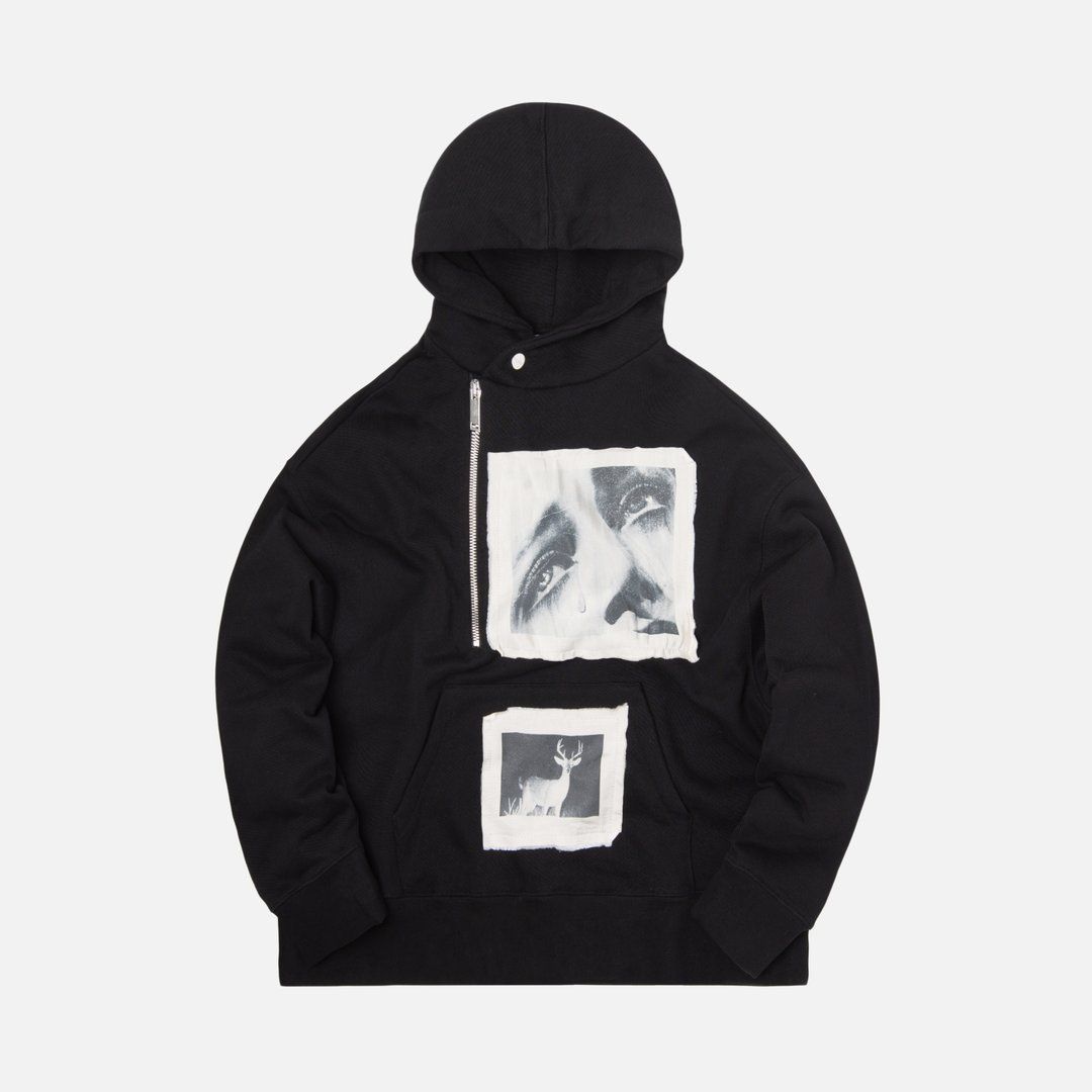 Palm Angels Palm Angels “Crying Eyes & Deer” Patch Hoodie (Rare Graphic) Size US XS / EU 42 / 0 - 1 Thumbnail