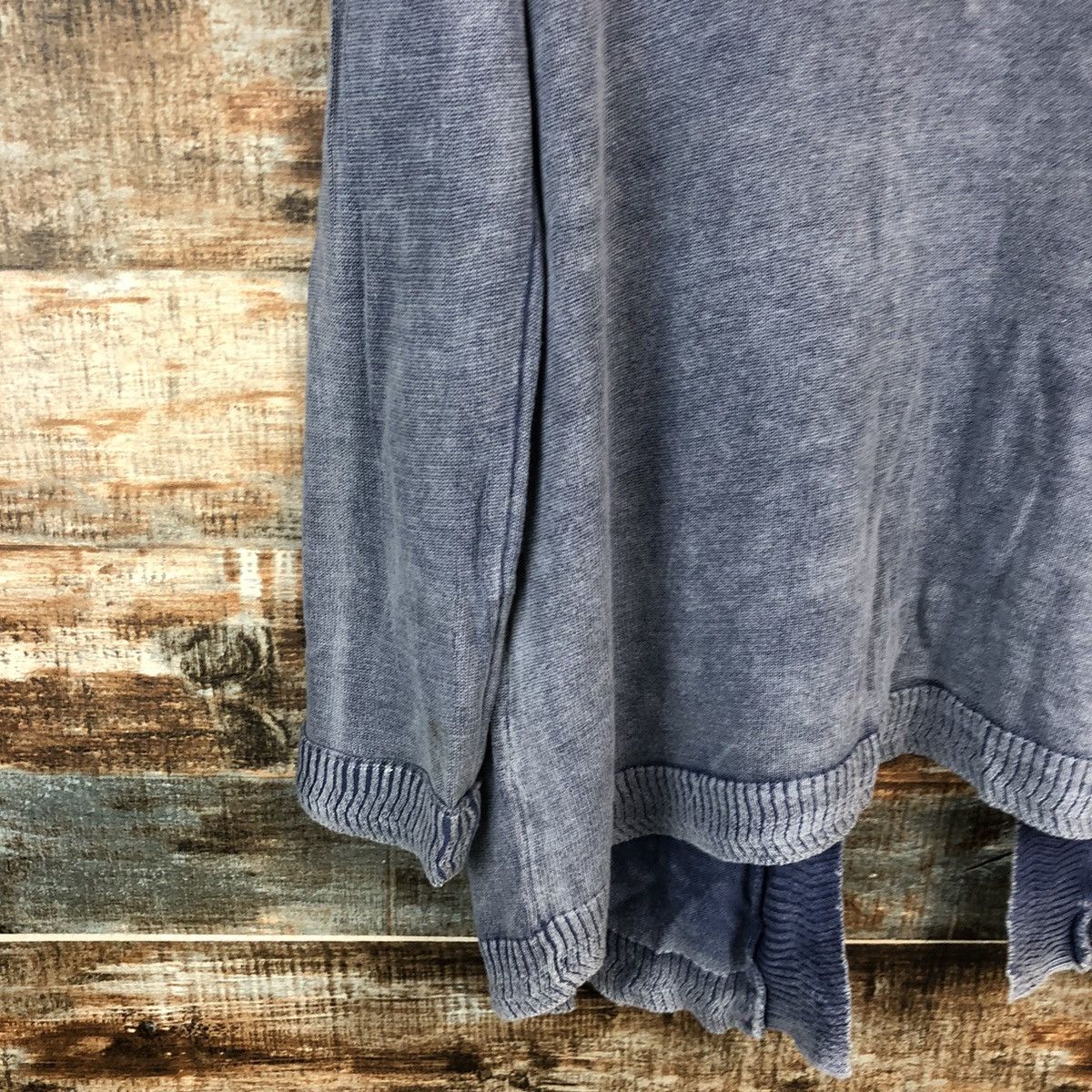 Faded Glory × Homespun Knitwear × Japanese Brand DL Growth By Gril faded Hoodie cardigan Knitwear #C602 Size US L / EU 52-54 / 3 - 15 Thumbnail