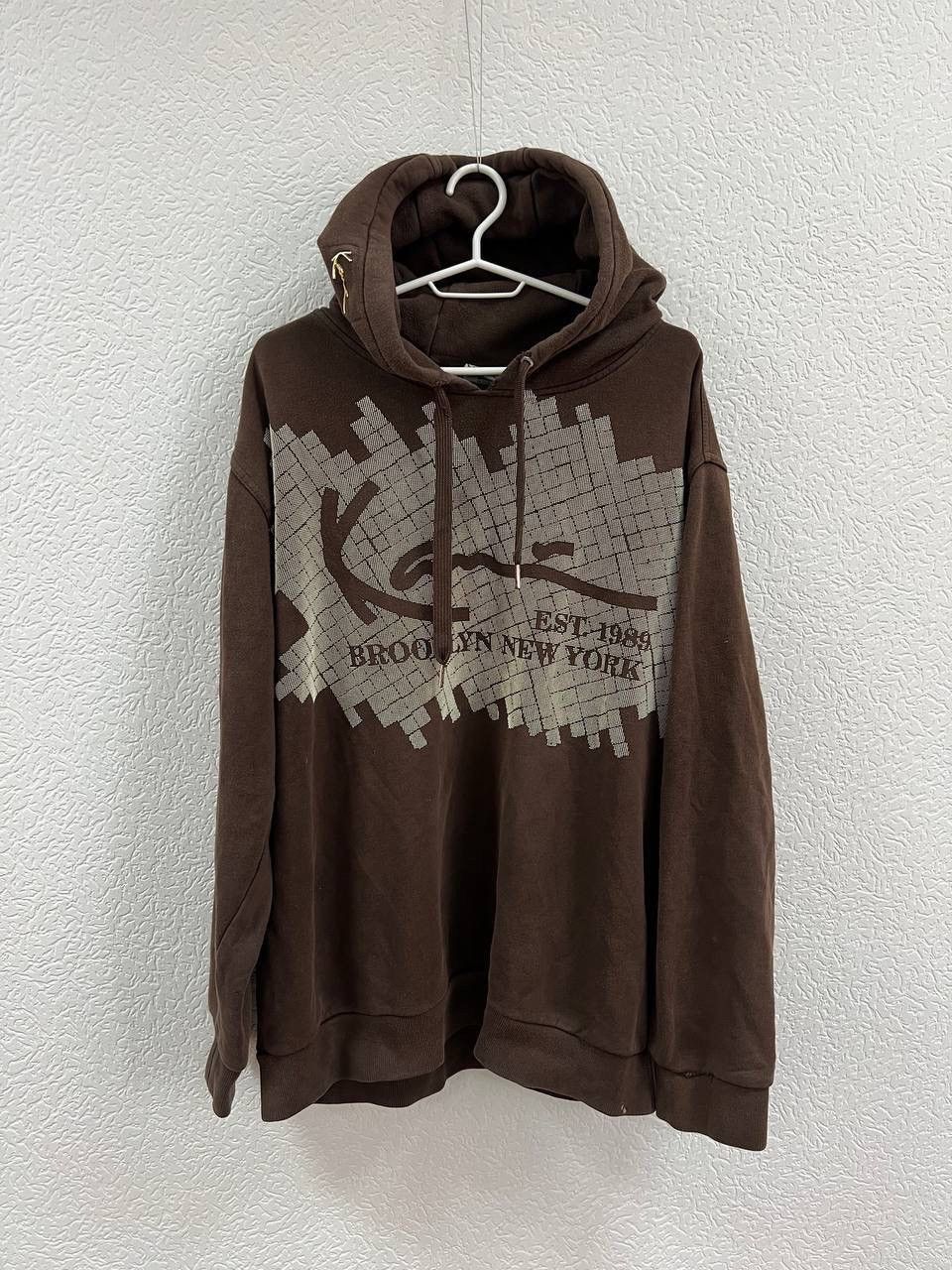 Karl Kani × Vintage Vintage Karl Kani Brown Hoodie Y2K Size US XL / EU 56 / 4 - 2 Thumbnail