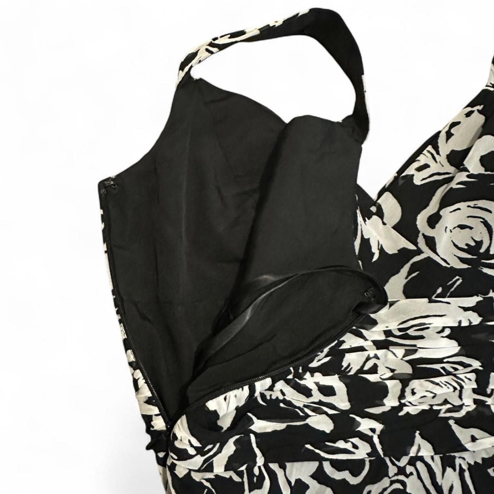 Ann Taylor Ann Taylor Dress Black White Floral Vintage Size S / US 4 / IT 40 - 5 Thumbnail