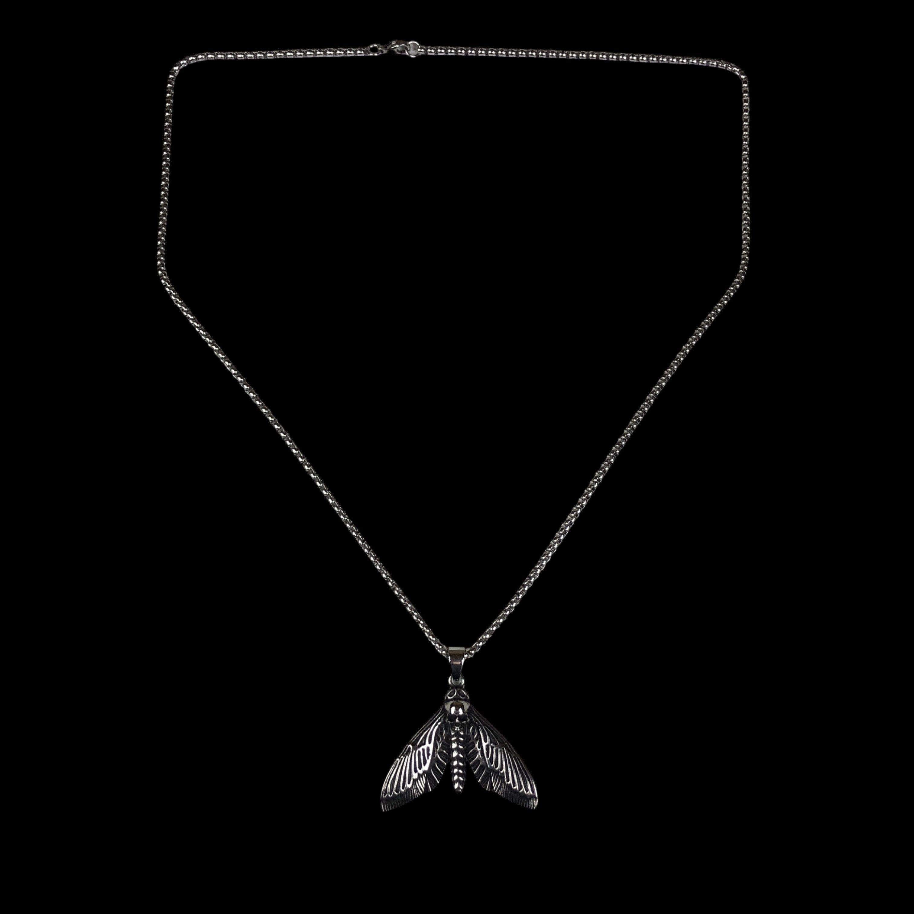 Jewelry Stainless Steel Butterfly Gothic Necklace Punk Metal Y2K Size ONE SIZE - 2 Thumbnail
