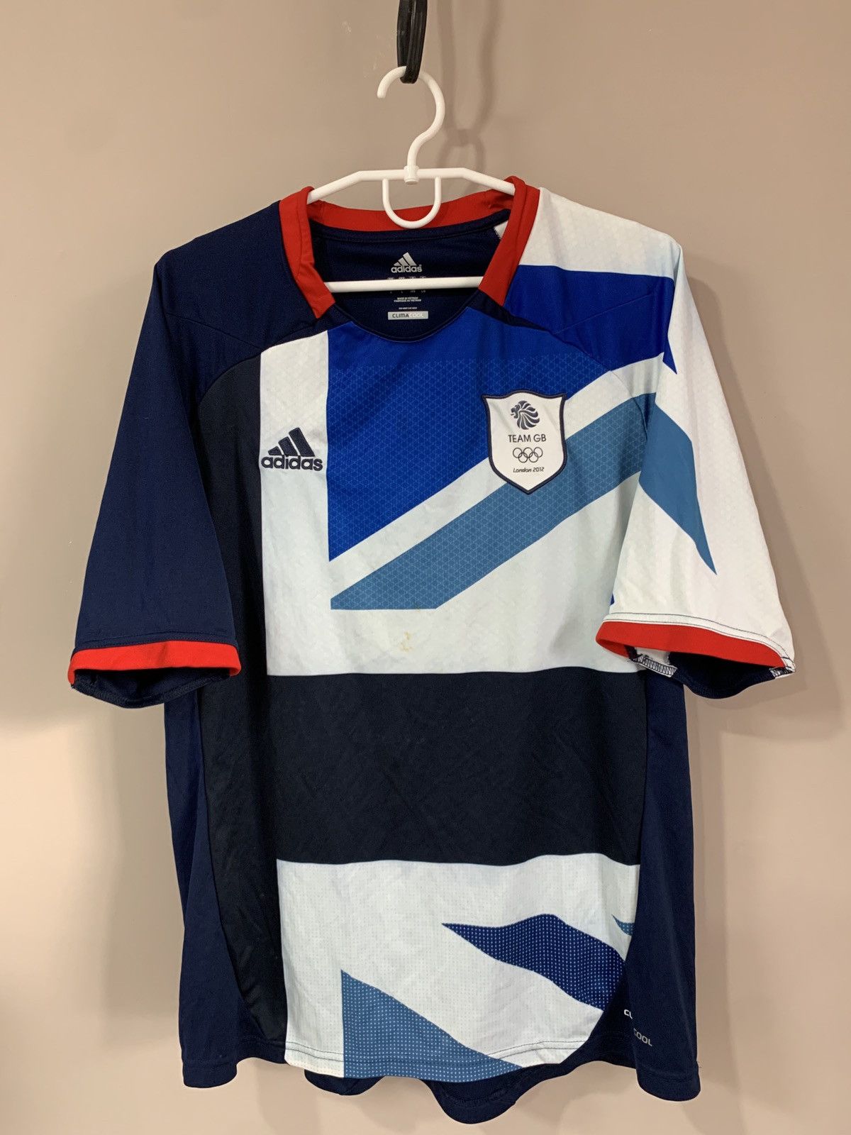 Adidas Great Britain 2012 Home Football Shirt Adidas Soccer Jersey Size US L / EU 52-54 / 3 - 1 Thumbnail