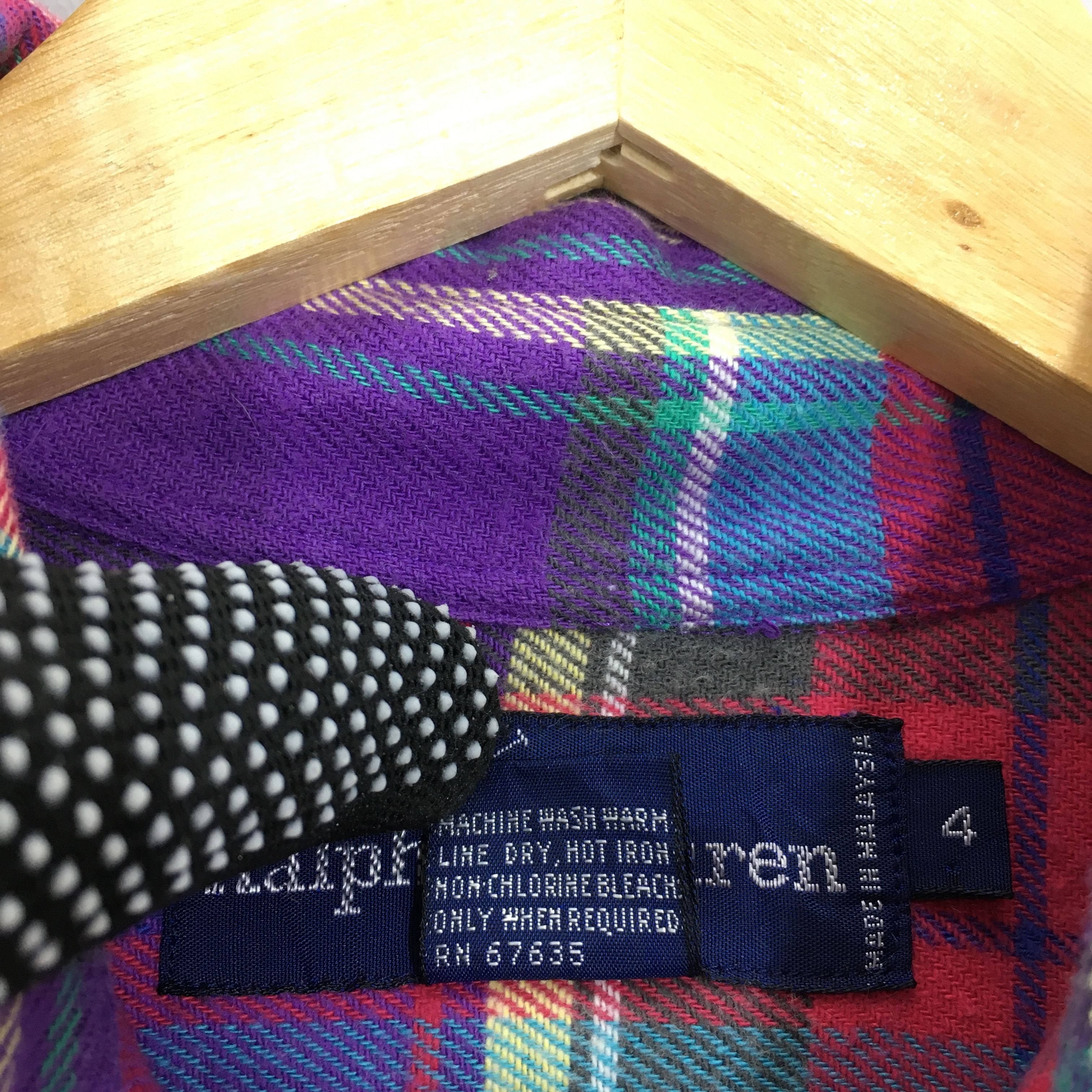 RRL Ralph Lauren × Ralph Lauren Vintage 90s Ralph Lauren Plaid Checkered Shirt Medium Size US M / EU 48-50 / 2 - 6 Thumbnail