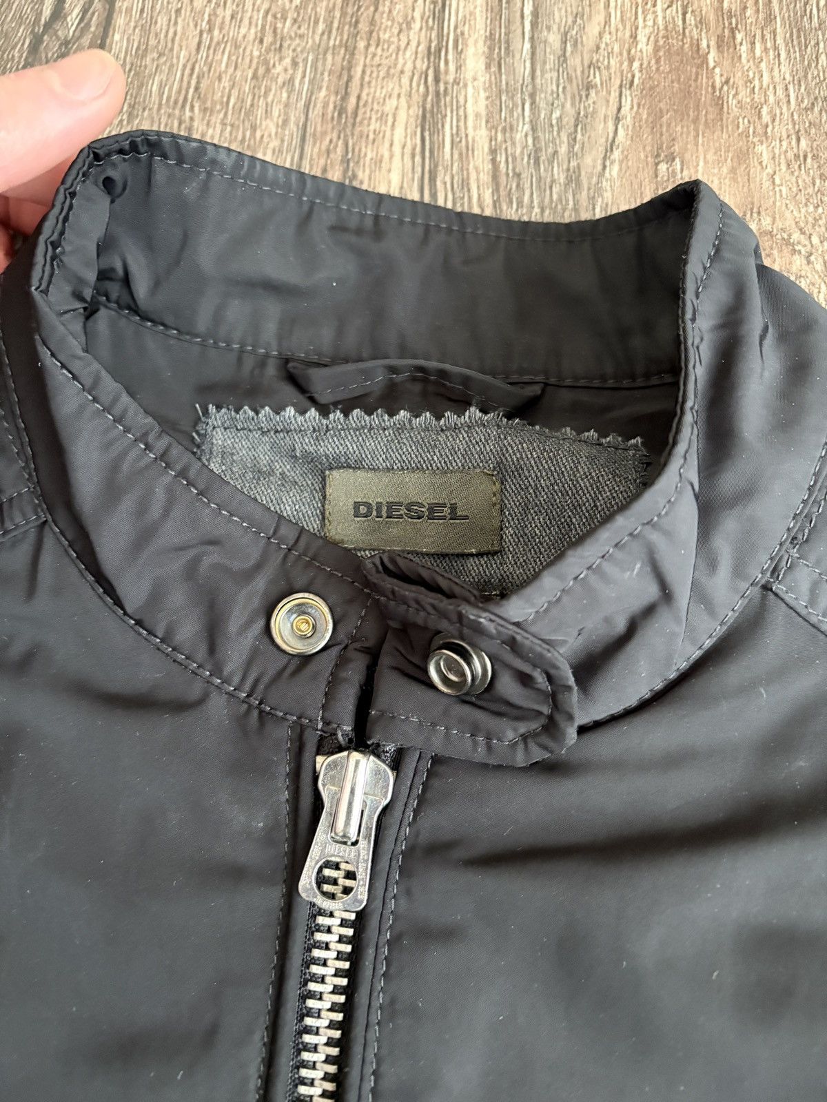 Diesel Diesel Leather Patch Logo Teflon System Moto Racing Jacket Size US M / EU 48-50 / 2 - 2 Thumbnail