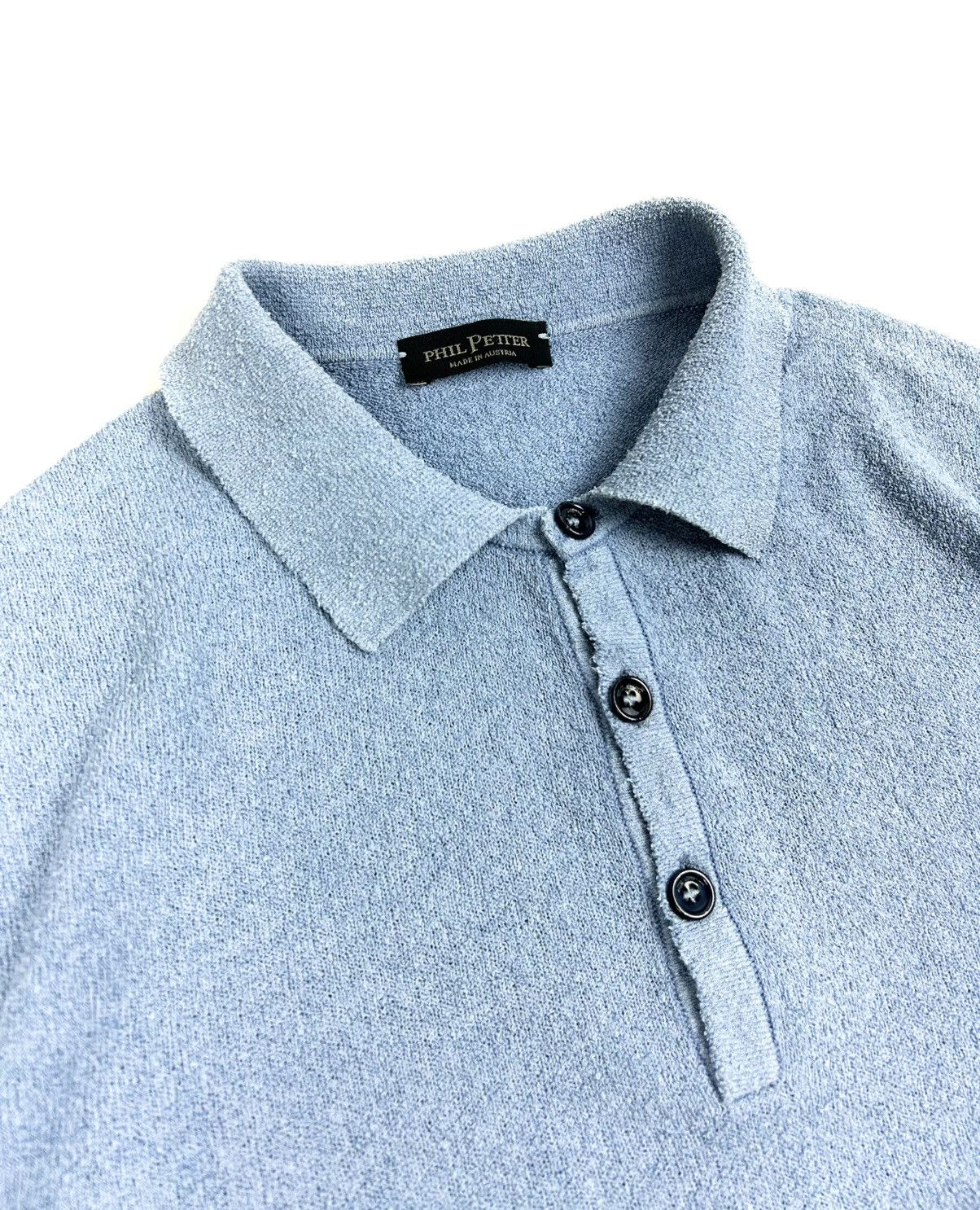 Philipp Plein rare Phil Petter Austrian Luxury Polo Shirt Blue Tee Size M Size US M / EU 48-50 / 2 - 7 Thumbnail