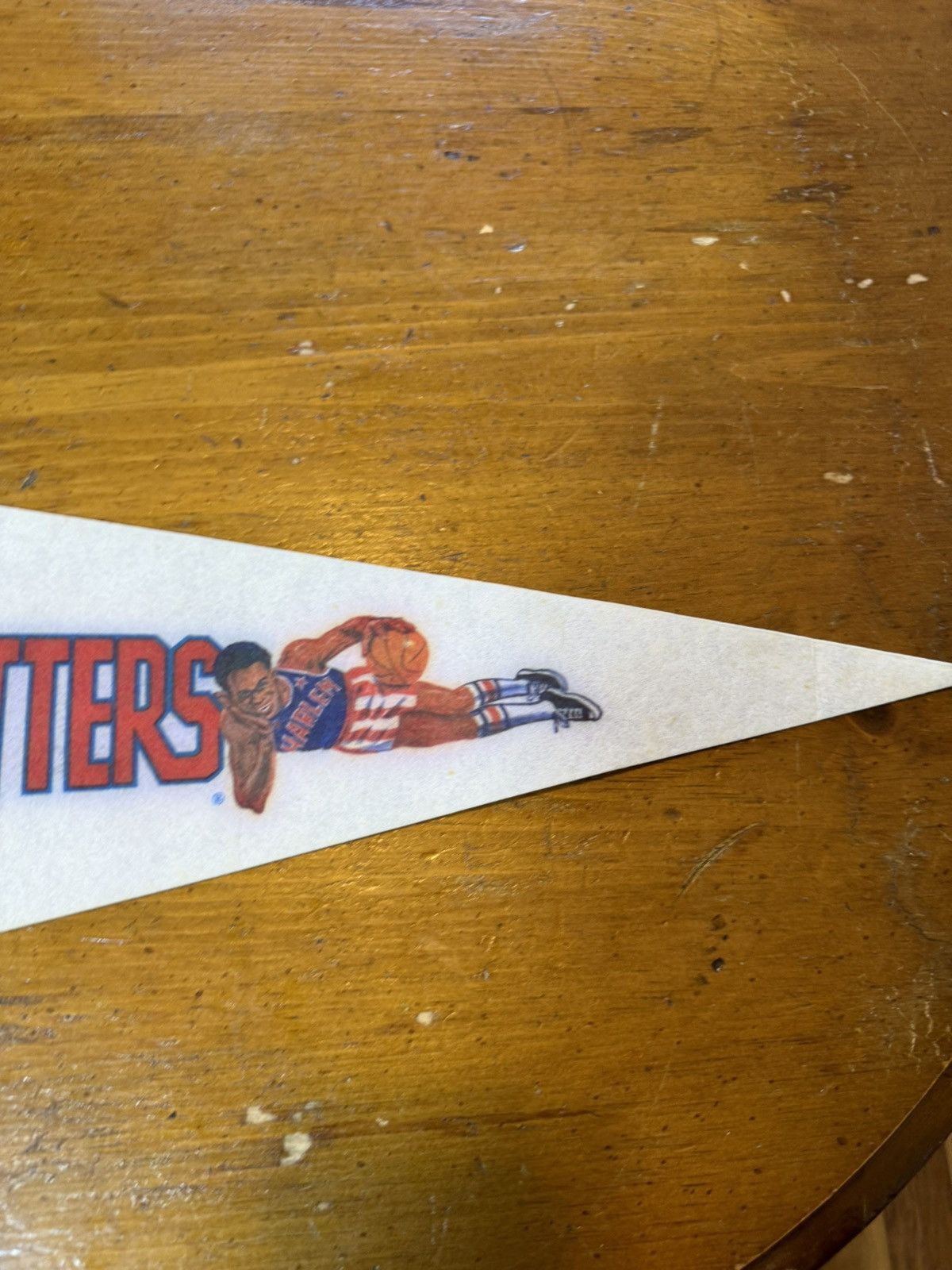 Vintage Vintage Harlem Globetrotters Pennant Flag Size ONE SIZE - 4 Thumbnail