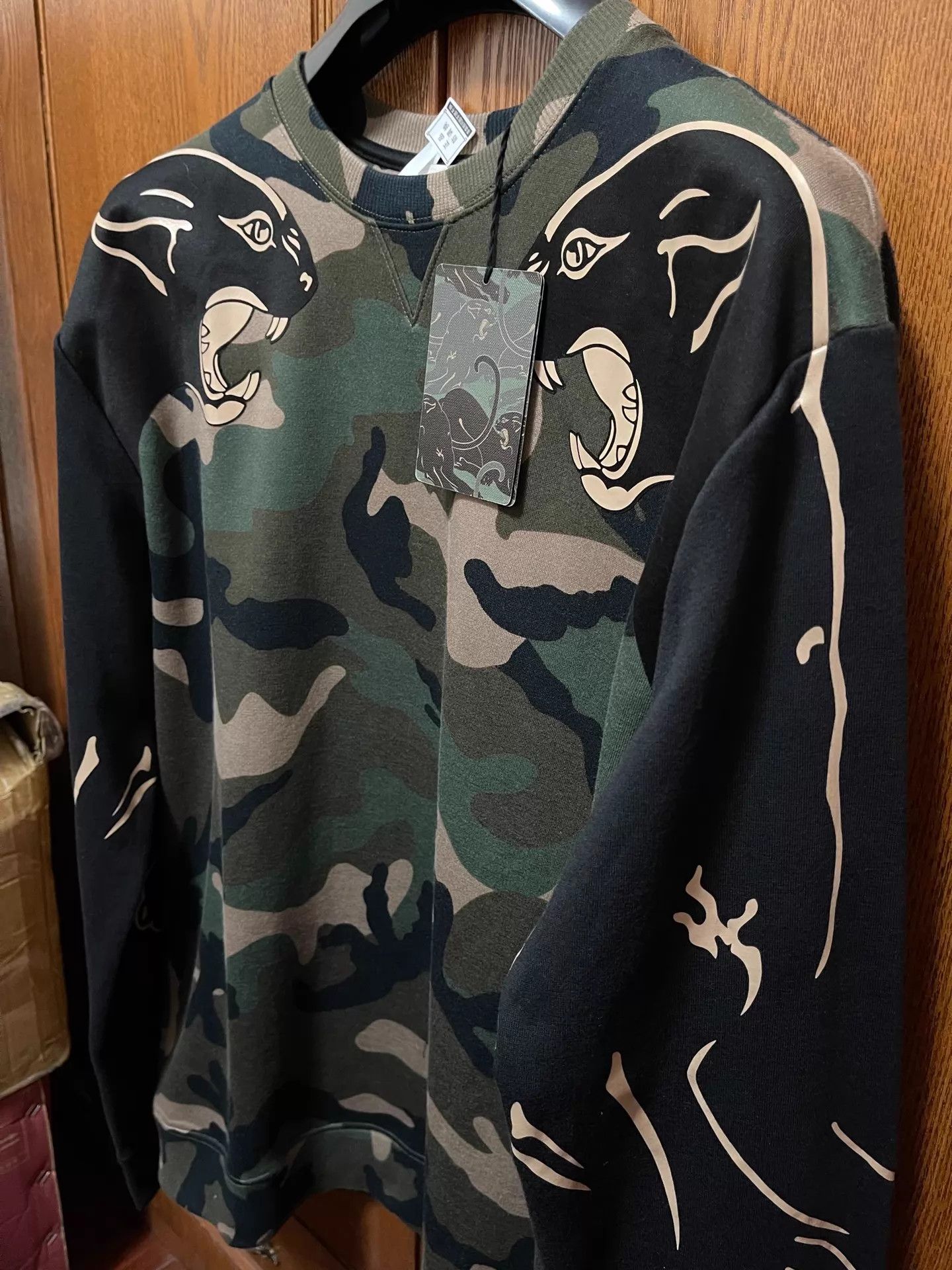 Valentino Valentino Panther Camo Hoodie XL Size US XL / EU 56 / 4 - 4 Thumbnail