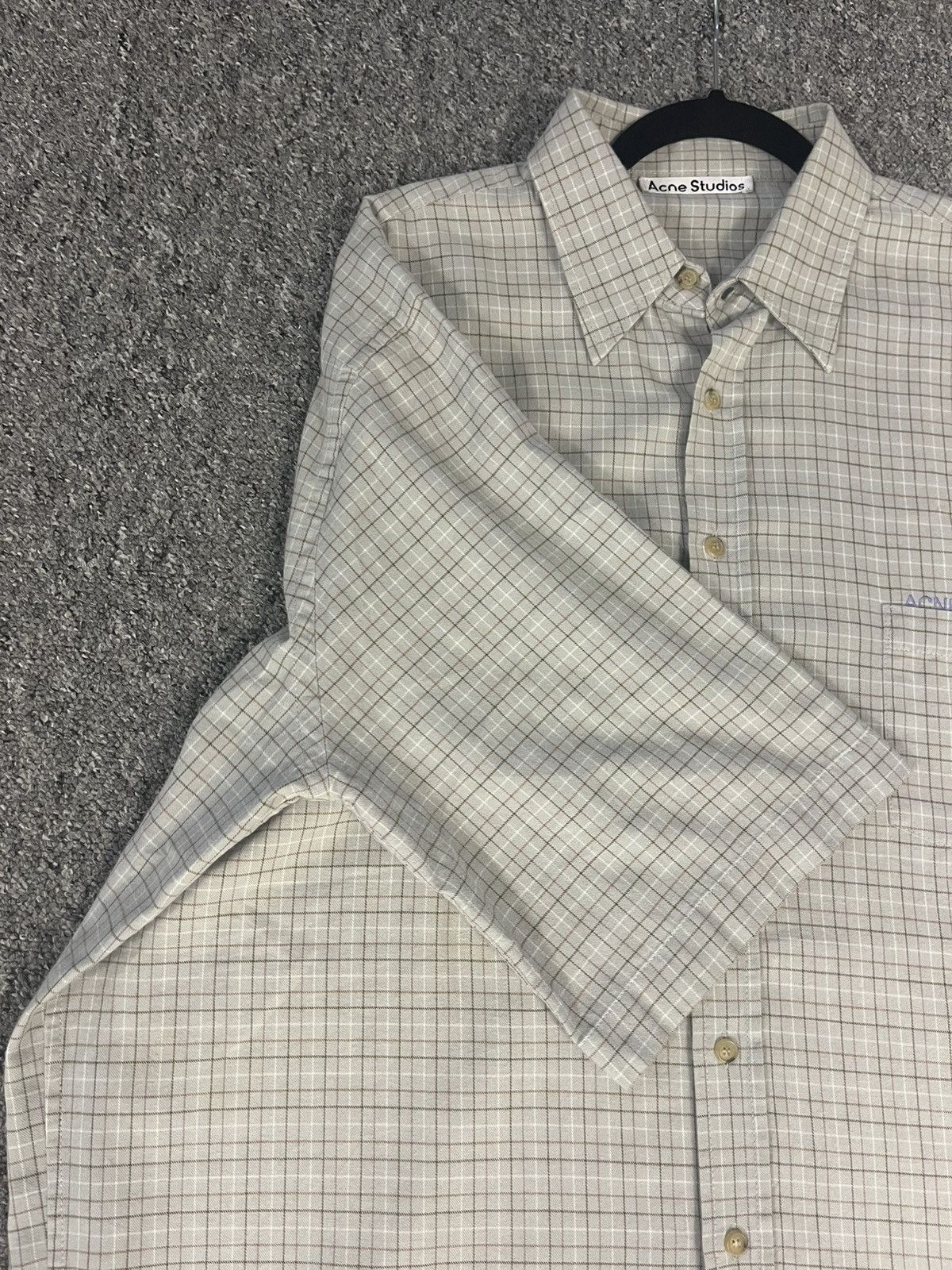 Acne Studios Acne studios rare super check shirt Size US L / EU 52-54 / 3 - 5 Thumbnail