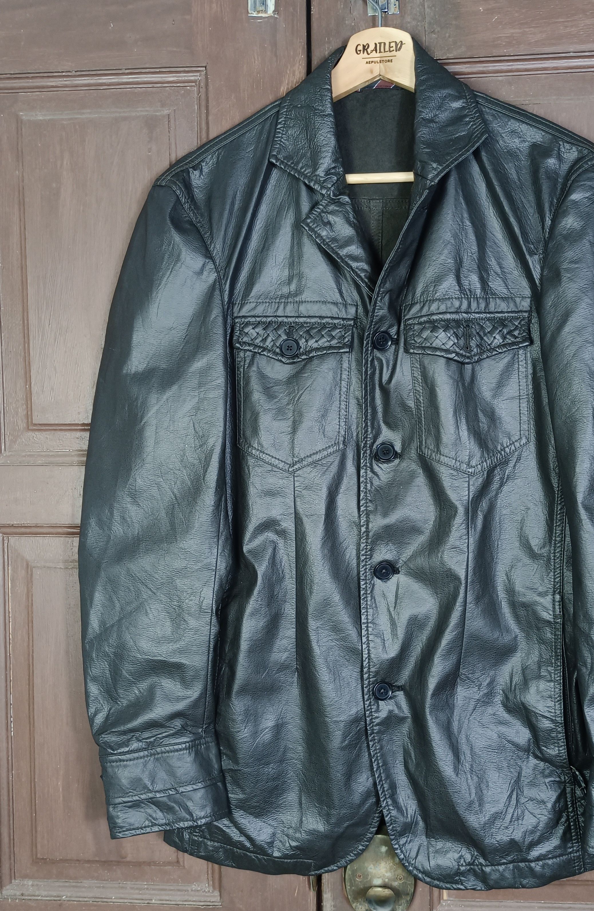 Alexander Julian Vintage🔥 ALEXANDER JULIAN Faux Leather Jacket Size US M / EU 48-50 / 2 - 5 Thumbnail