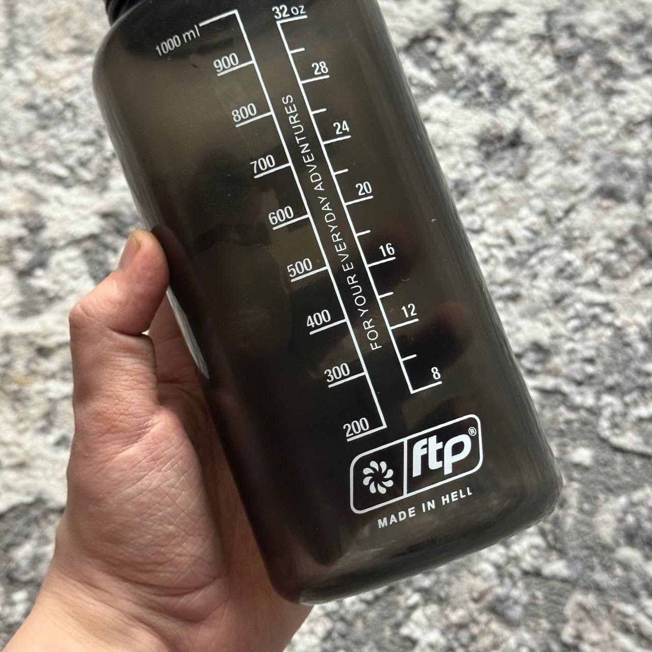 Fuck The Population Fuck The Population FTP Logo Nalgene Black Water Bottle Size ONE SIZE - 6 Thumbnail