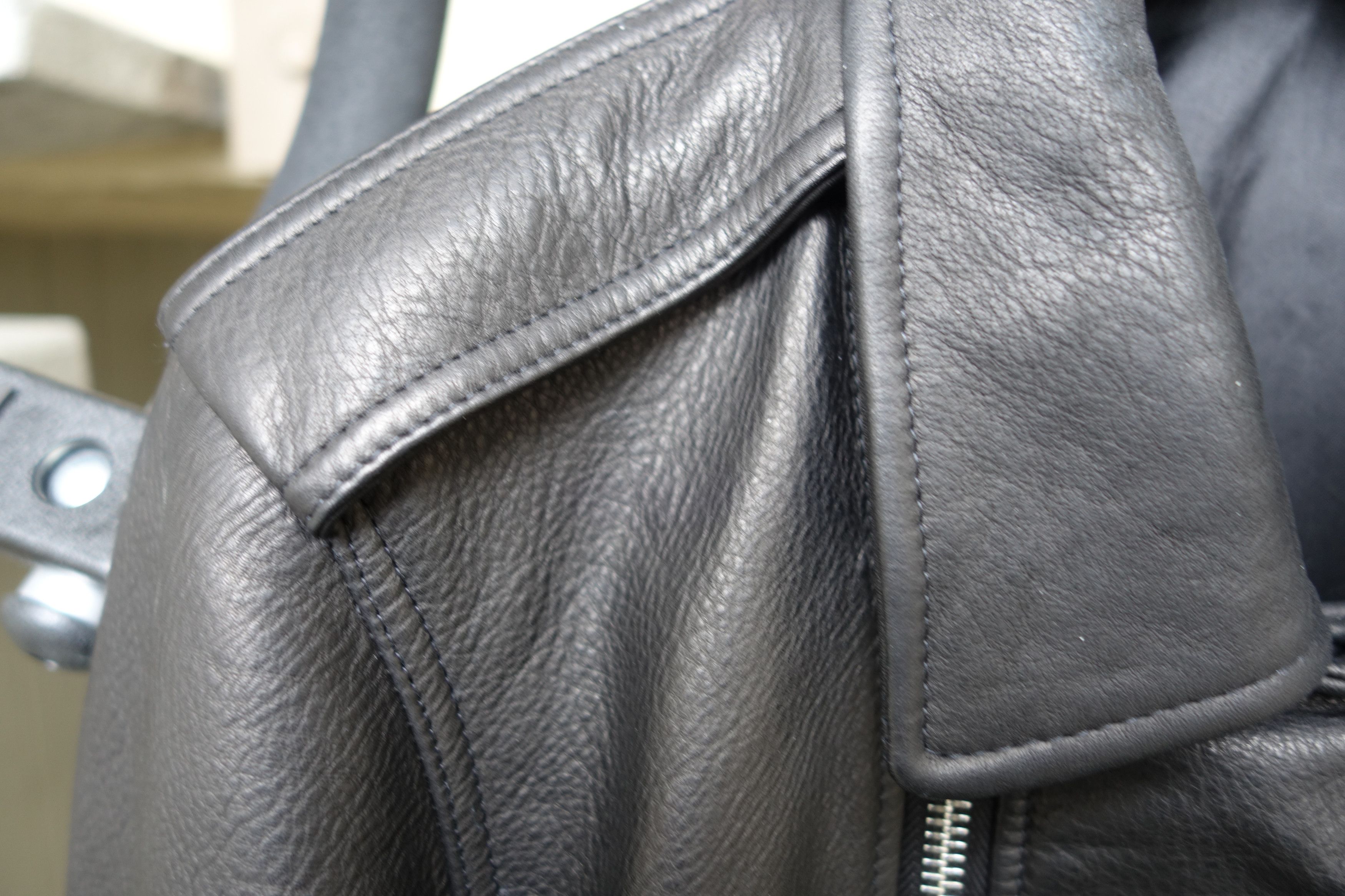 Rick Owens Rick Owens 2014 Stooges Heavy Calf Leather Jacket LCW Size US M / EU 48-50 / 2 - 6 Thumbnail