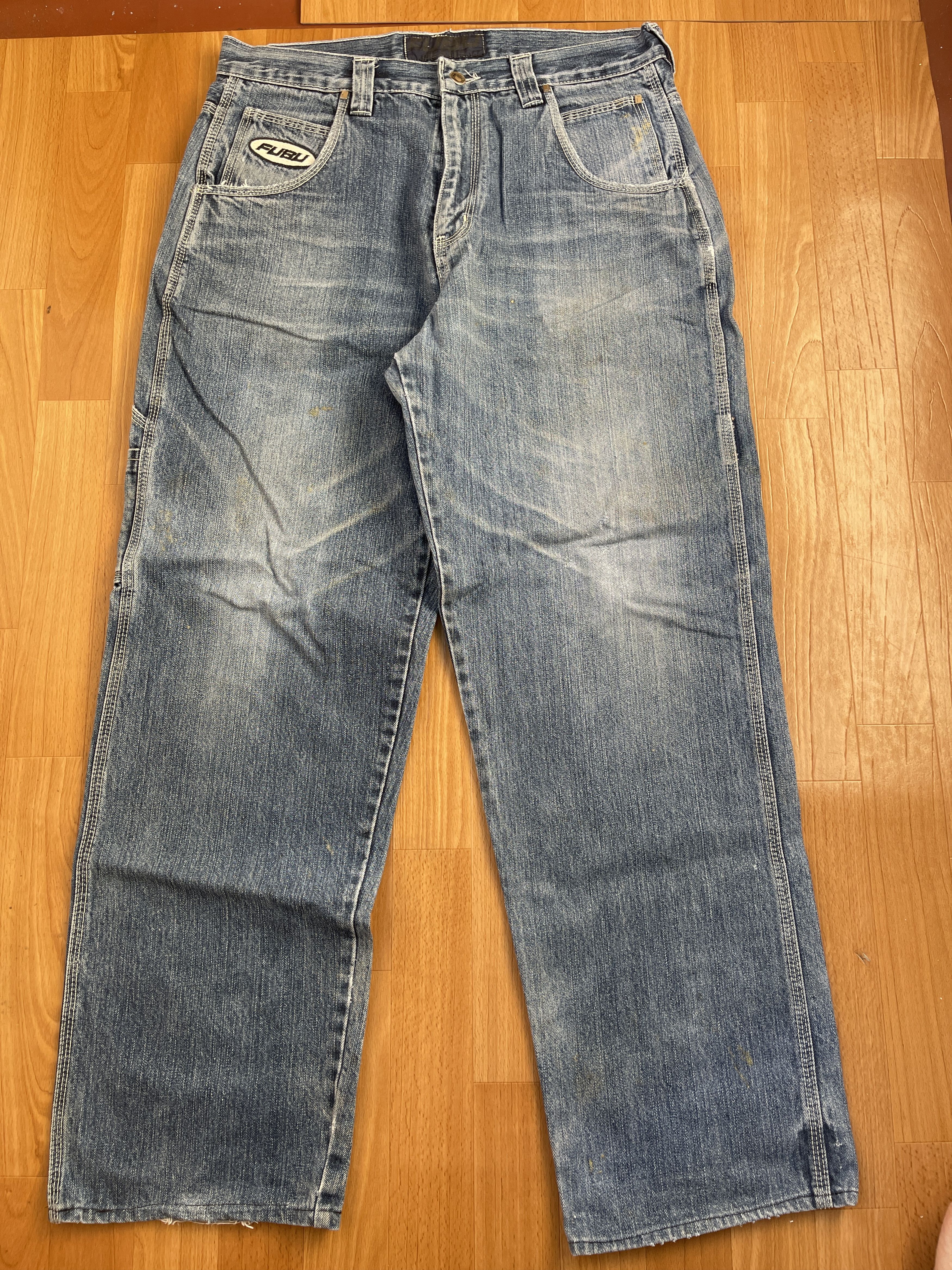 Fubu FUBU jeans, vintage baggy jeans, 90s hip hop skater Y2K 34 Size US 34 / EU 50 - 2 Thumbnail