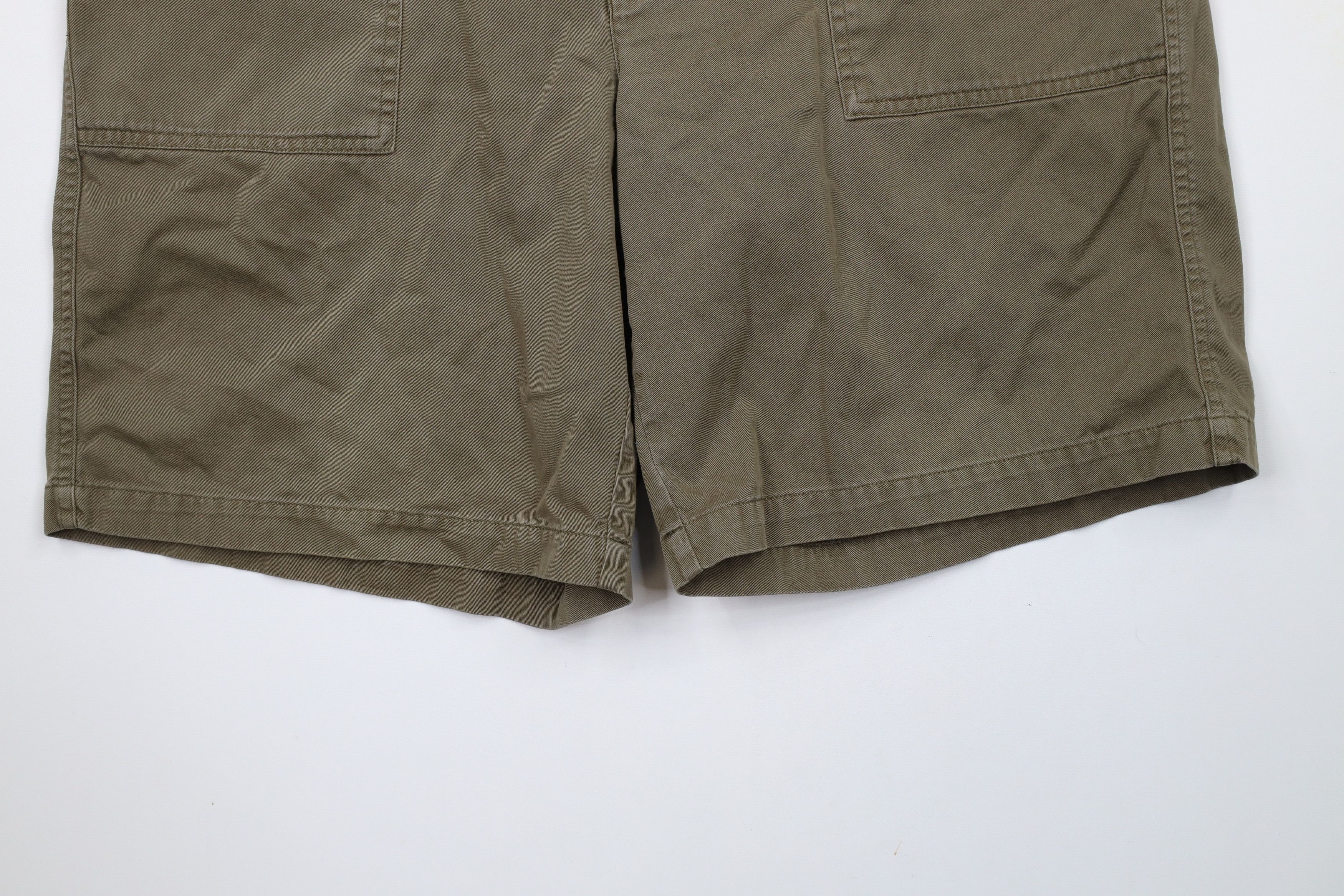 Tommy Hilfiger × Vintage Vintage 90s Tommy Hilfiger Surplus Shorts Drab Green Size US 36 / EU 52 - 4 Thumbnail