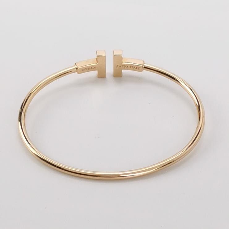 Tiffany & Co. tiffany T 18k rose gold bracelet 0099 Size ONE SIZE - 2 Thumbnail