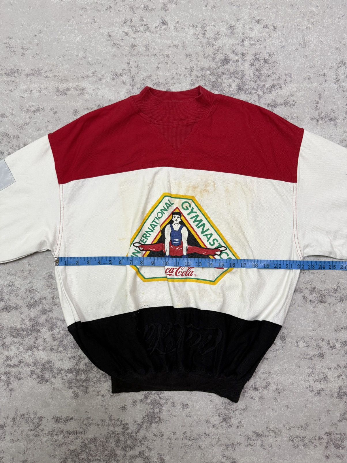 Coca Cola Vintage 80s Coke international Gymnastic Sweatshirt Size US M / EU 48-50 / 2 - 18 Thumbnail