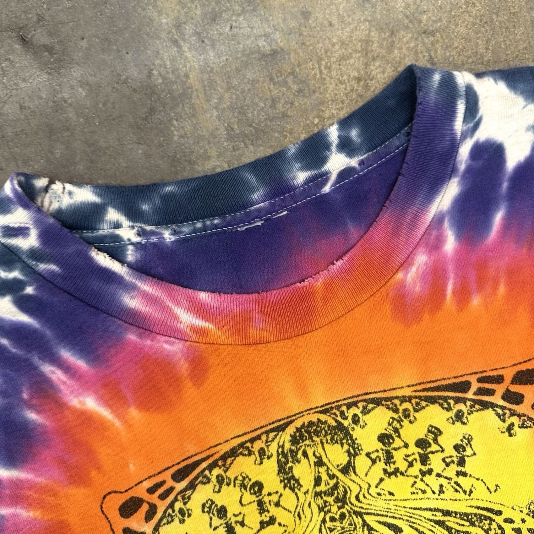 Vintage VINTAGE Grateful Dead Long Sleeve Tye Dye T Shirt Adult XL Art Graphic AOP Shirt Mens Size US XL / EU 56 / 4 - 2 Thumbnail