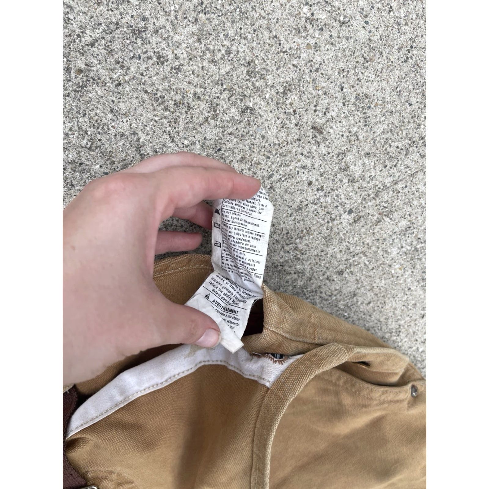 Carhartt VINTAGE Carhartt Overalls Mens 48x30 Brown Canvas Double Knee Workwear B41-BRN Pants 90s Grunge USA Mens Size US 32 / EU 48 - 5 Thumbnail