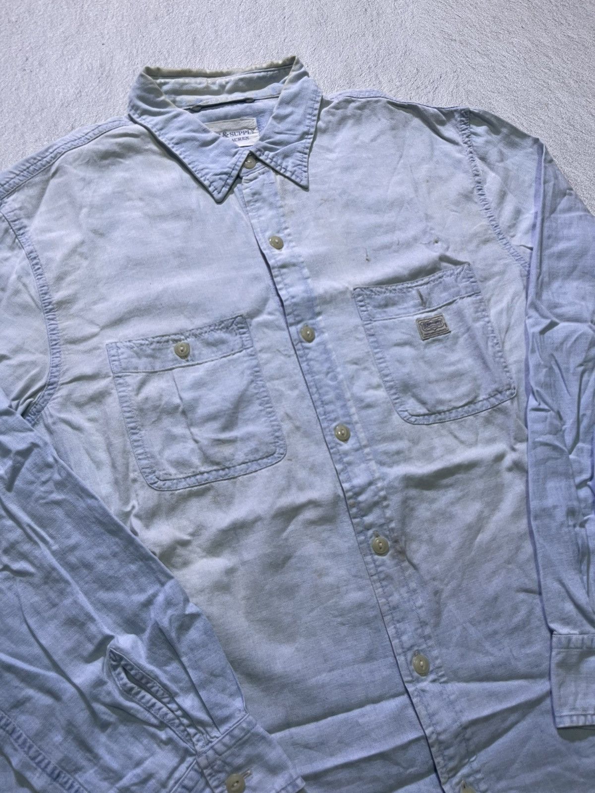 Denim & Supply Ralph Lauren VINTAGE RALPH LAUREN long sleeve shirt Size US L / EU 52-54 / 3 - 6 Thumbnail