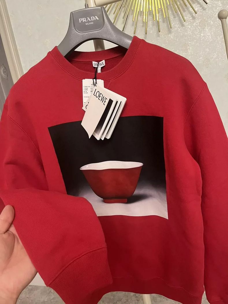 Loewe LOEWE Men's porcelain museum limited edition thick hoodie Size US XS / EU 42 / 0 - 3 Thumbnail