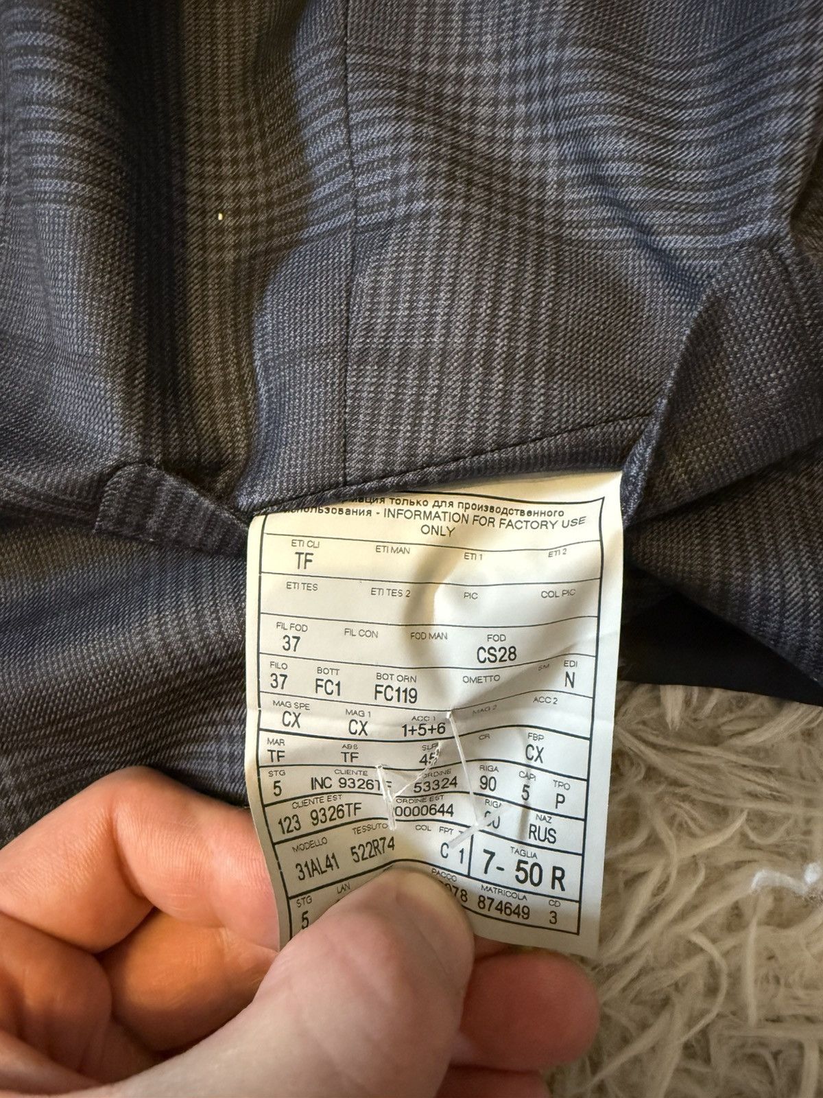 Tom Ford Wool suit vest Size 50R - 3 Thumbnail