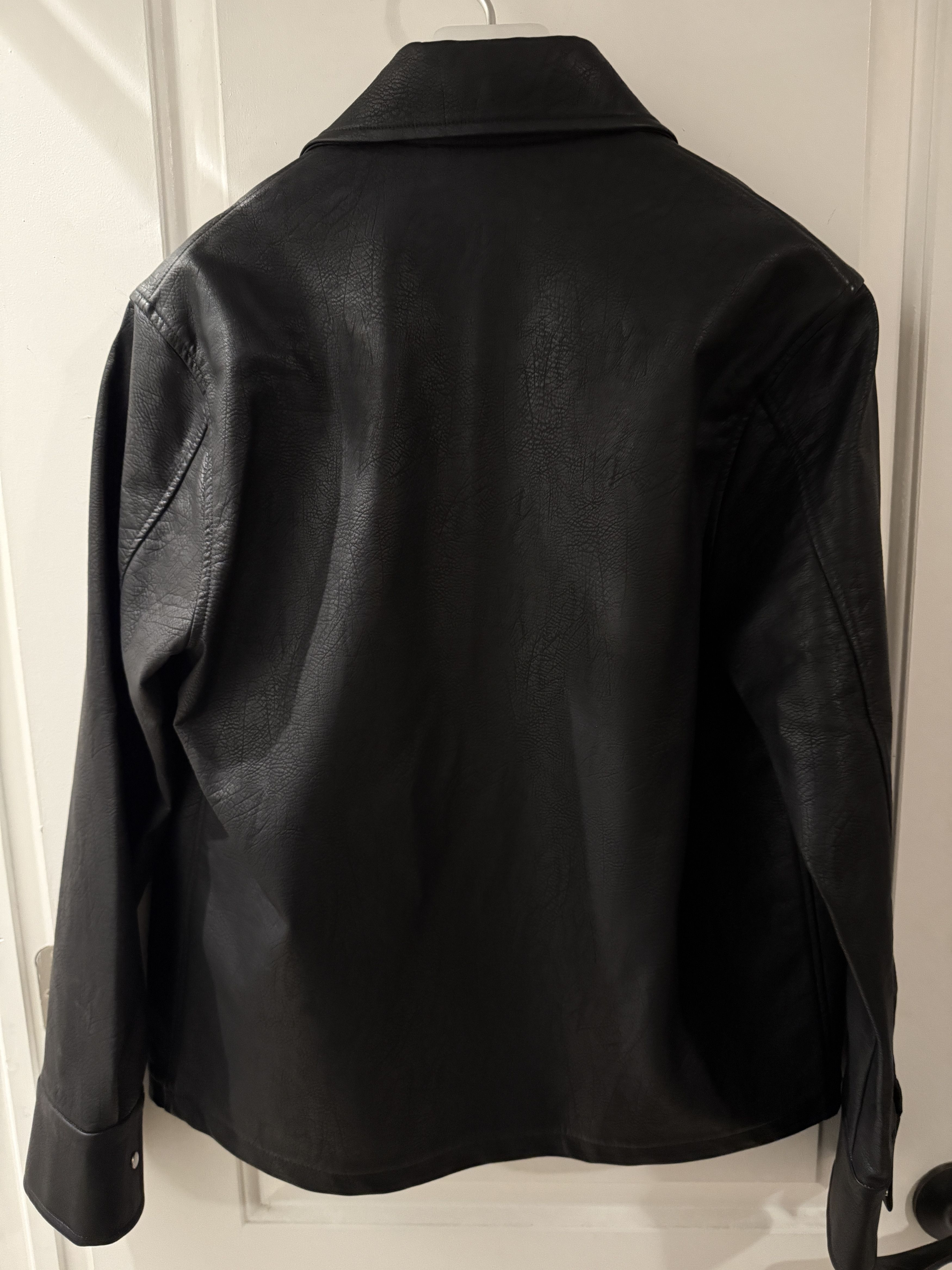 Sefr Sefr Faux-Leather Overshirt Size US M / EU 48-50 / 2 - 2 Thumbnail