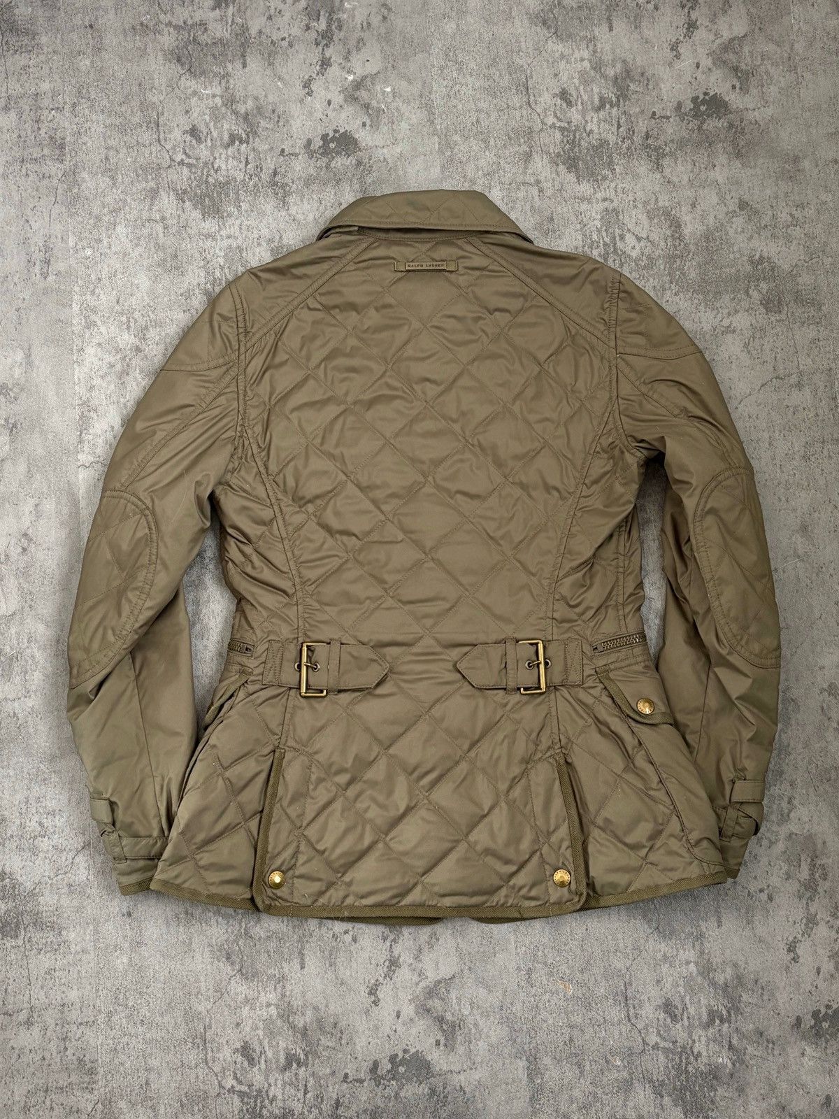 Ralph Lauren Ralph Lauren Olive Green Down & Feather Quilted Zip Jacket Size M / US 6-8 / IT 42-44 - 2 Thumbnail