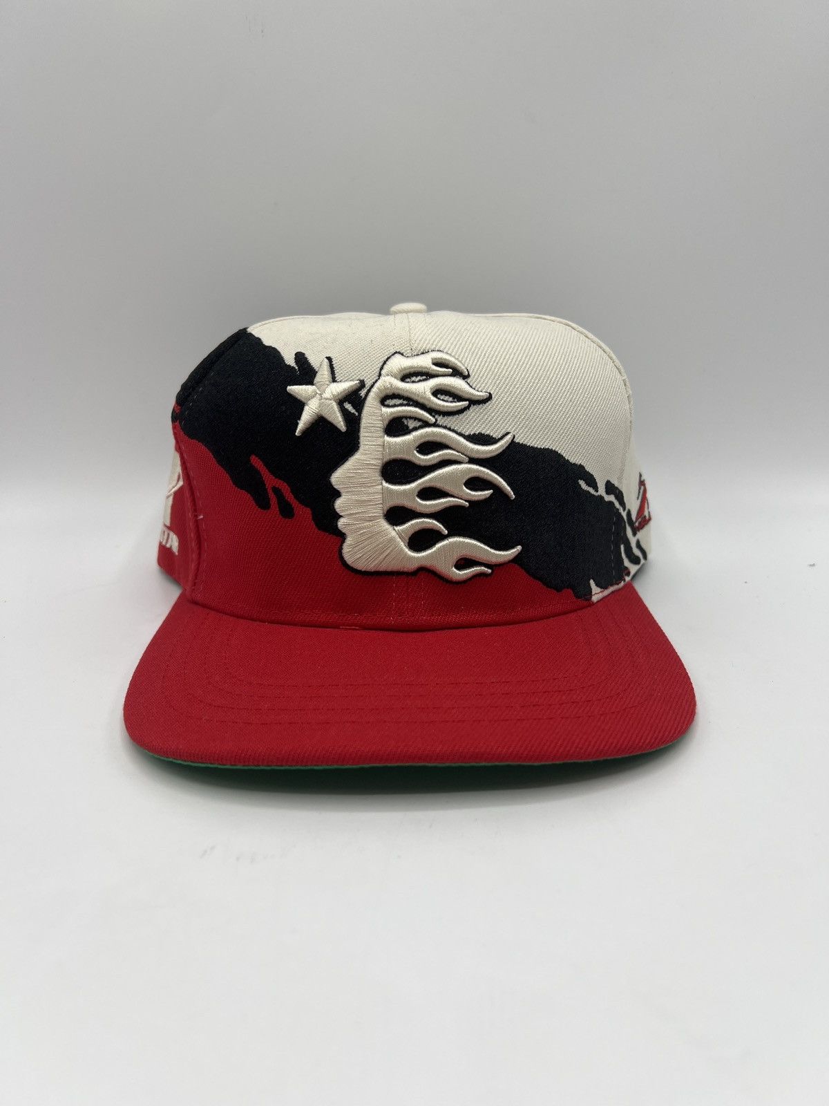 Hellstar Red/Black Paintbrush Snapback Hat
